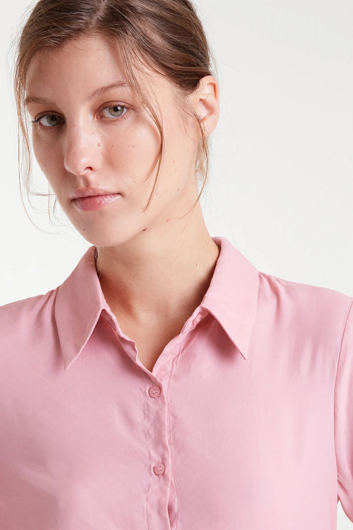 Camisa fluida rosa