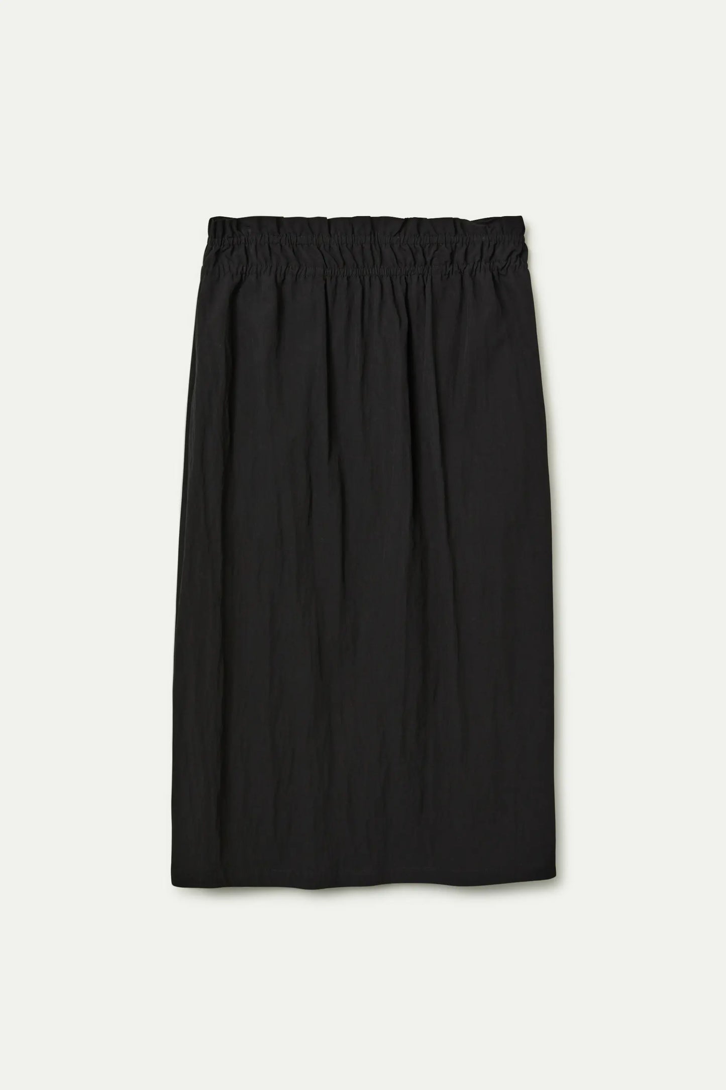 Black midi skirt