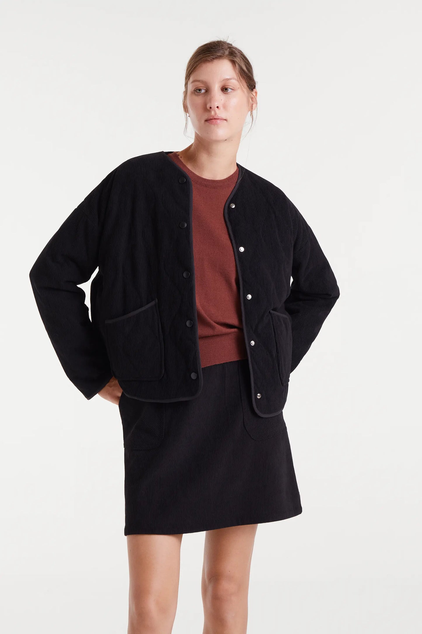 Black corduroy jacket