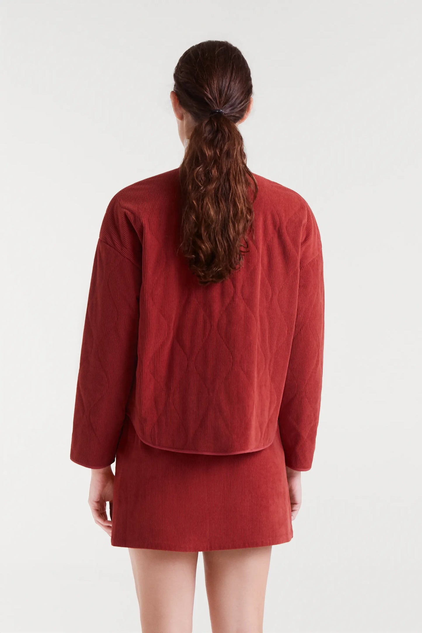 Giacca di velluto a coste marrone