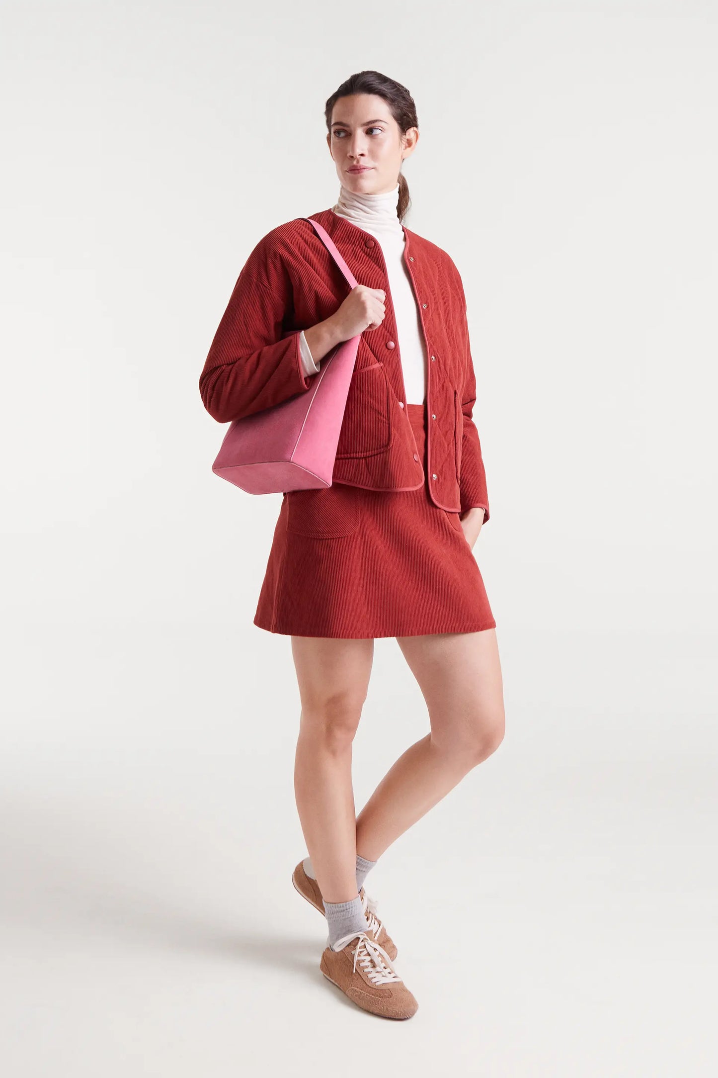 Giacca di velluto a coste marrone