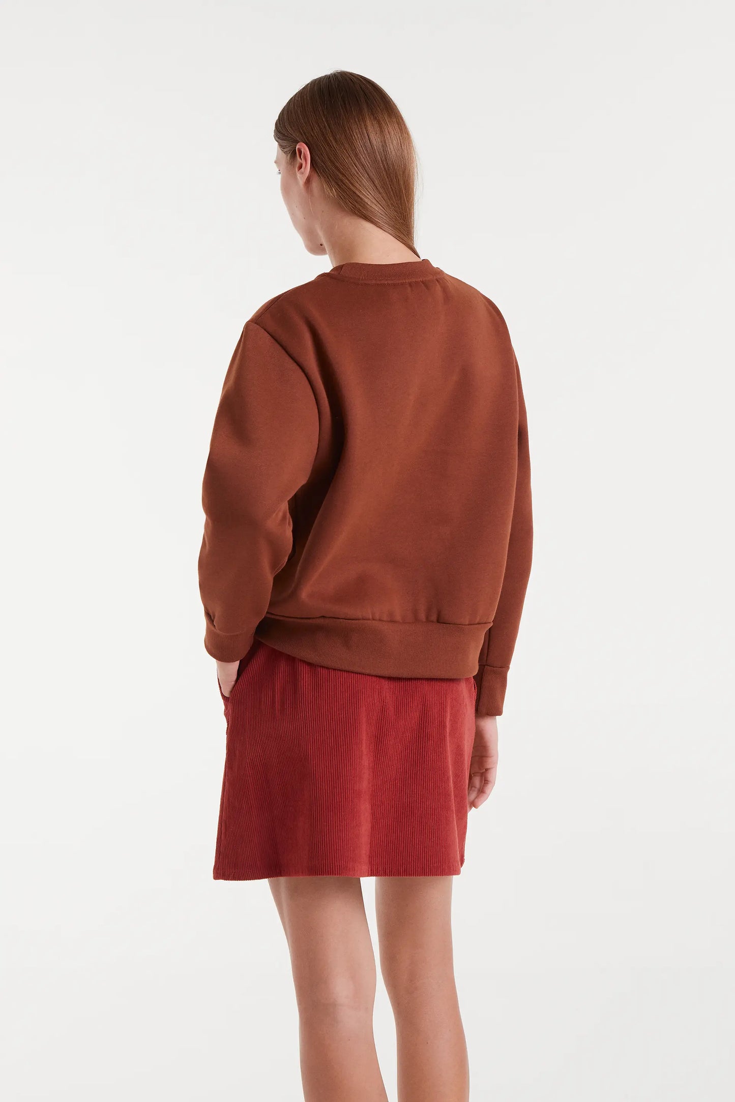 Felpa con stampa labbra