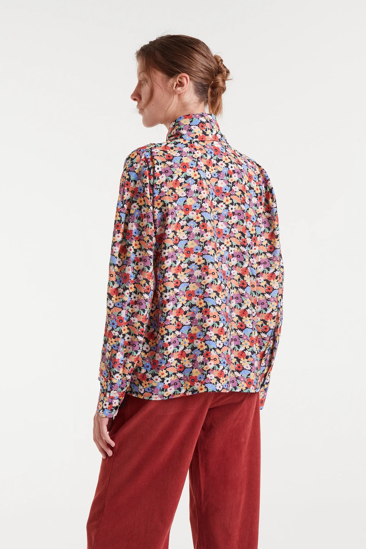 Camisa lazada con estampado Hampton Small