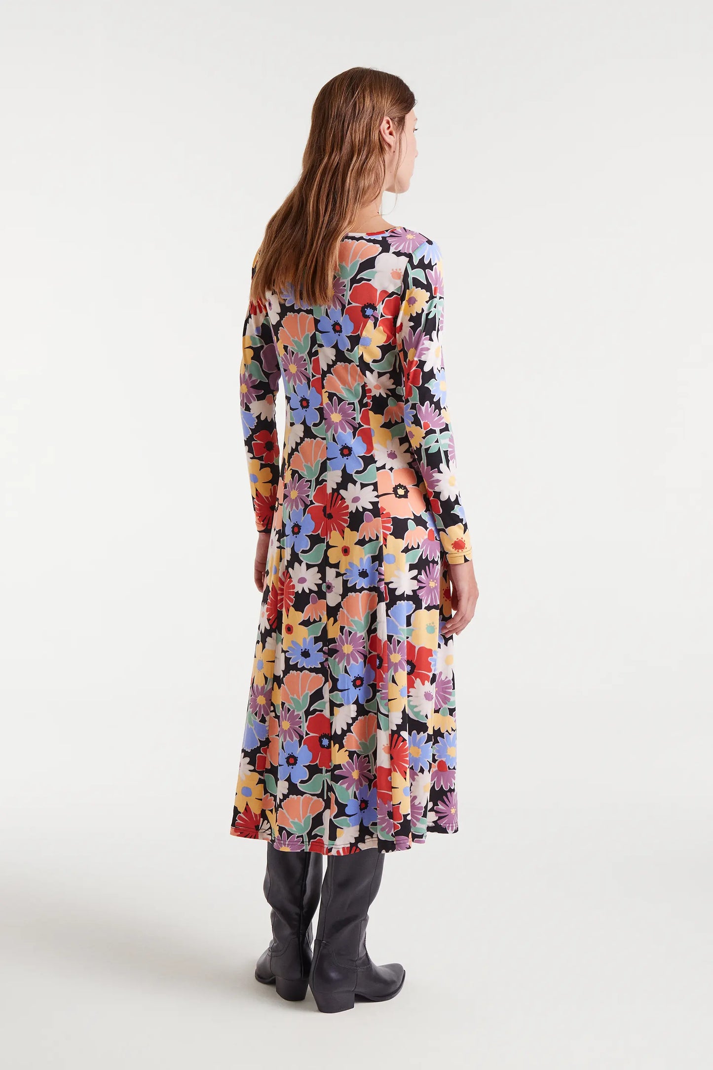 Hampton Big Print Midi Dress