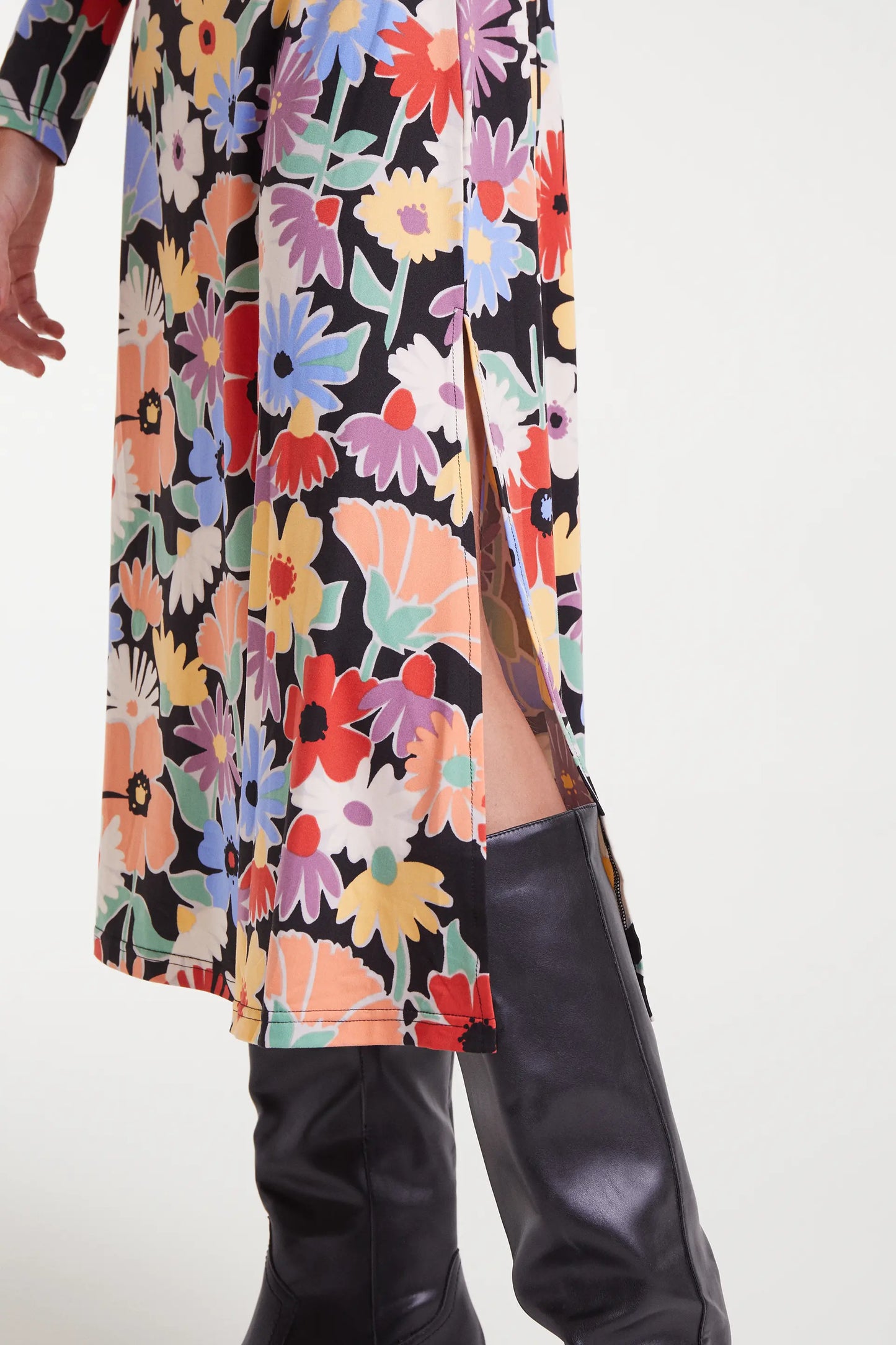 Hampton Big Print Midi Dress