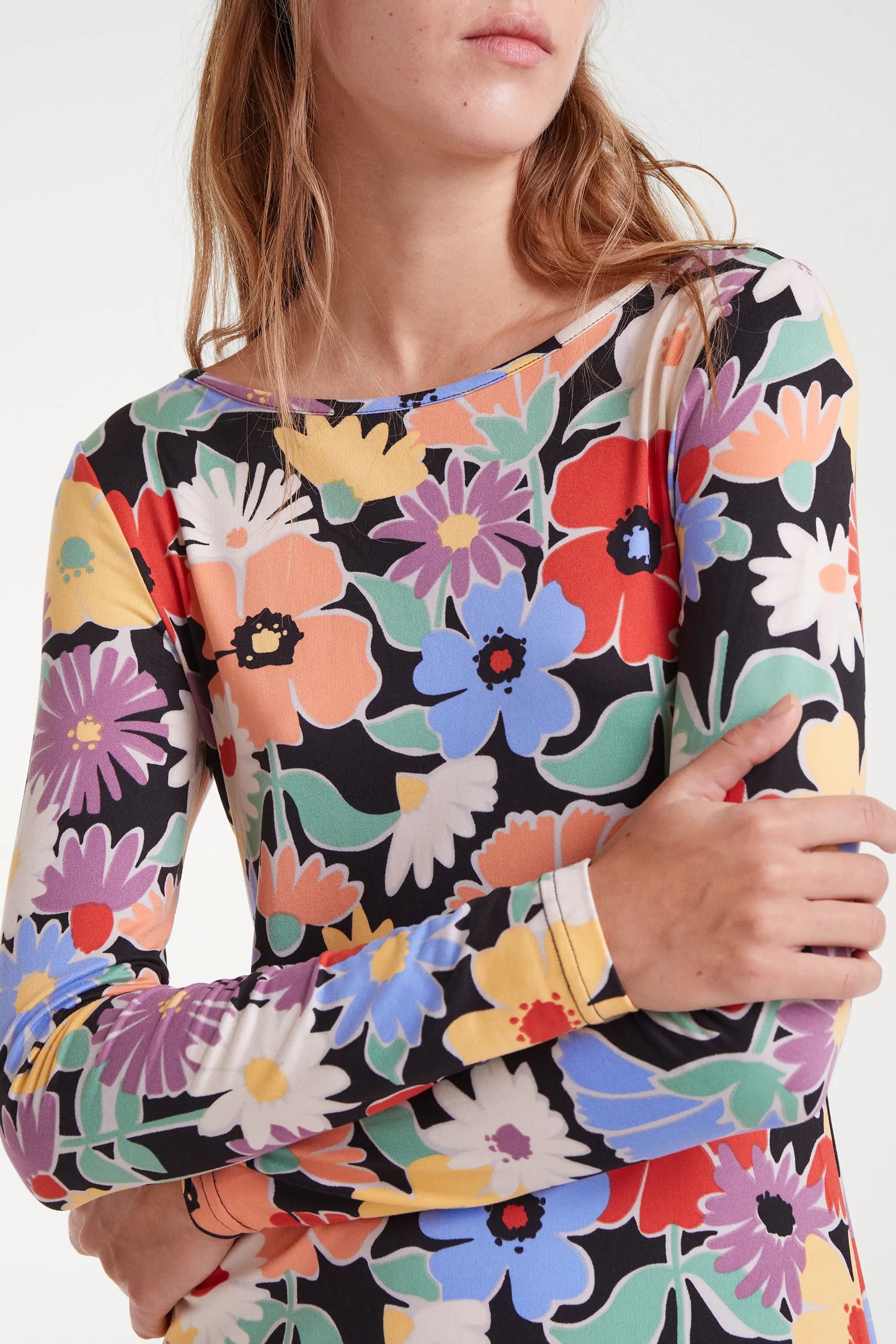 Hampton Big Print Midi Dress