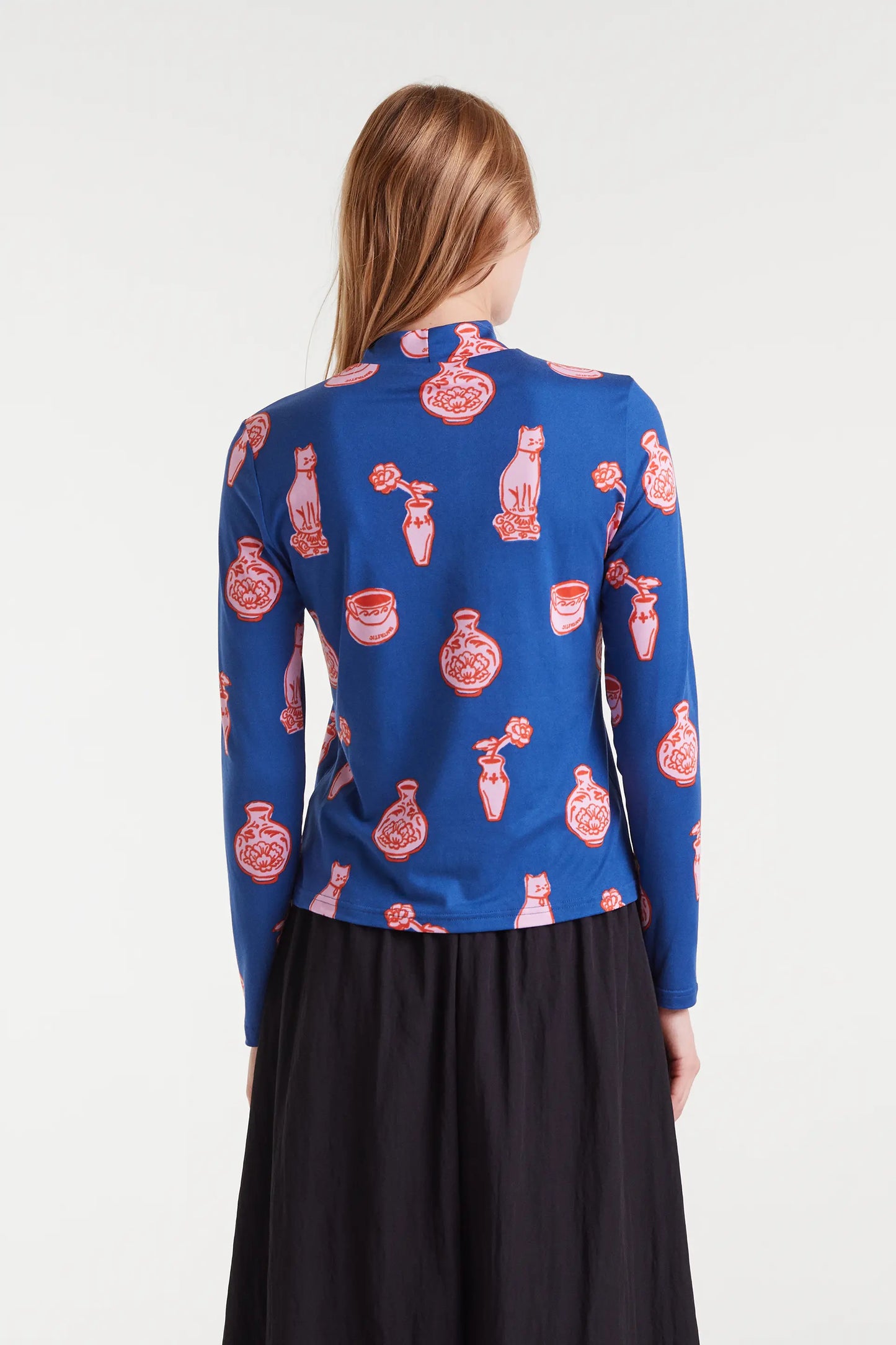 Camiseta con estampado Porcelain