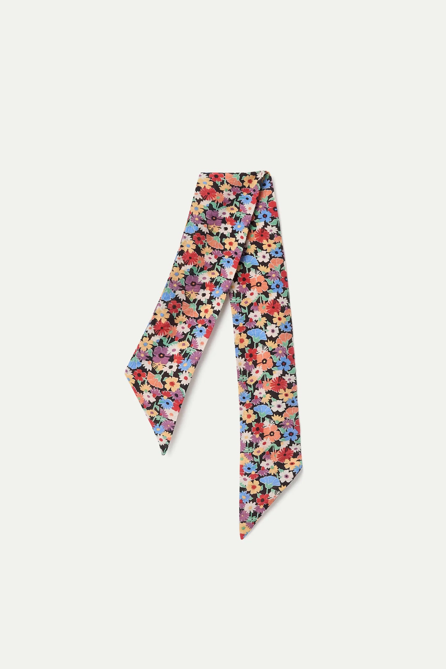 Hampton Small Print Lightweight Crepe Scarf