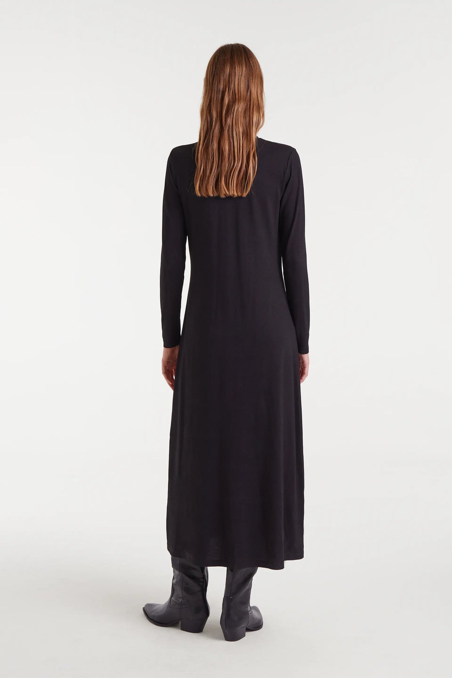 Vestido largo con estampado Big Tulip