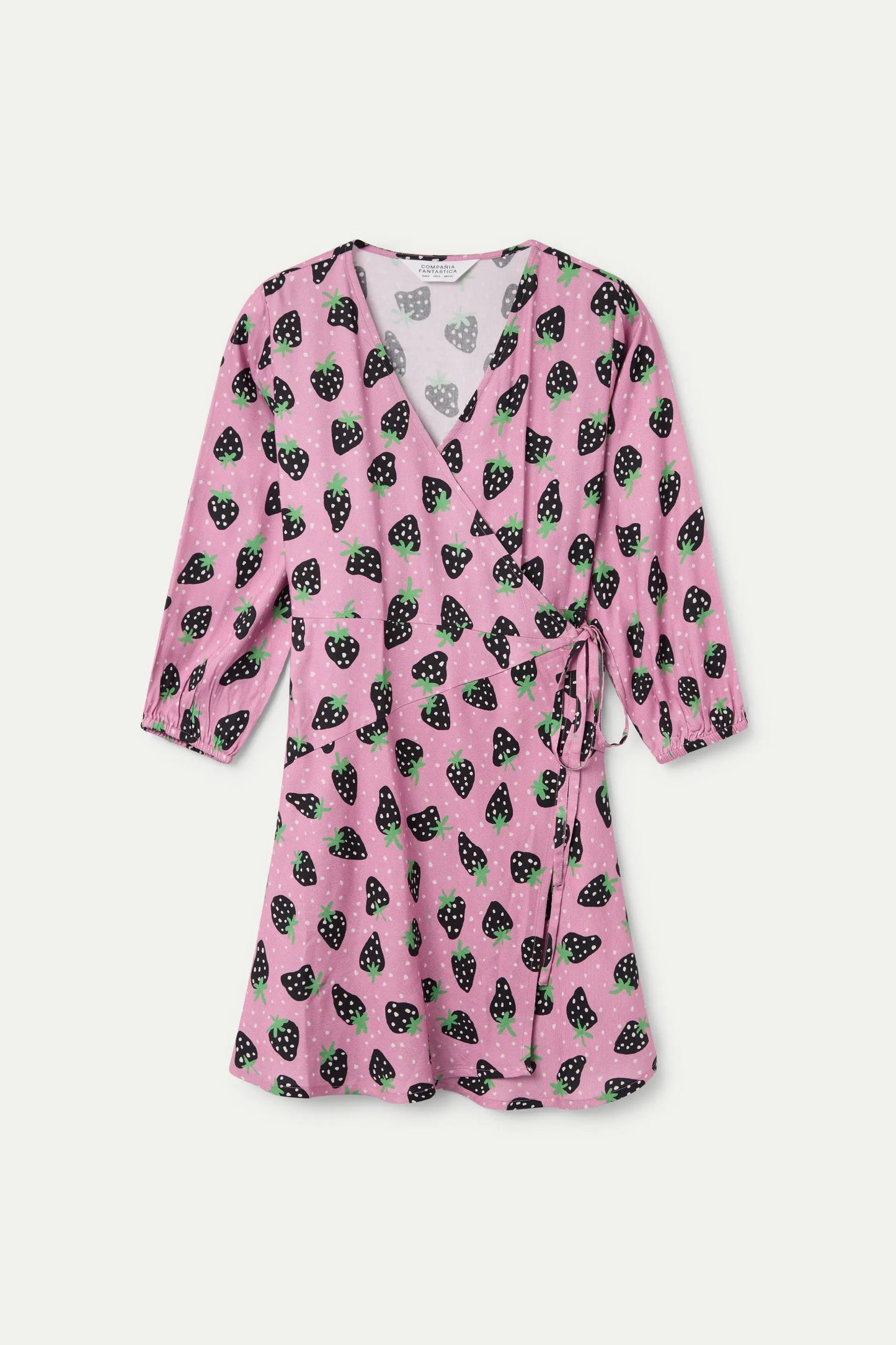 Vestido corto con estampado Morango Small