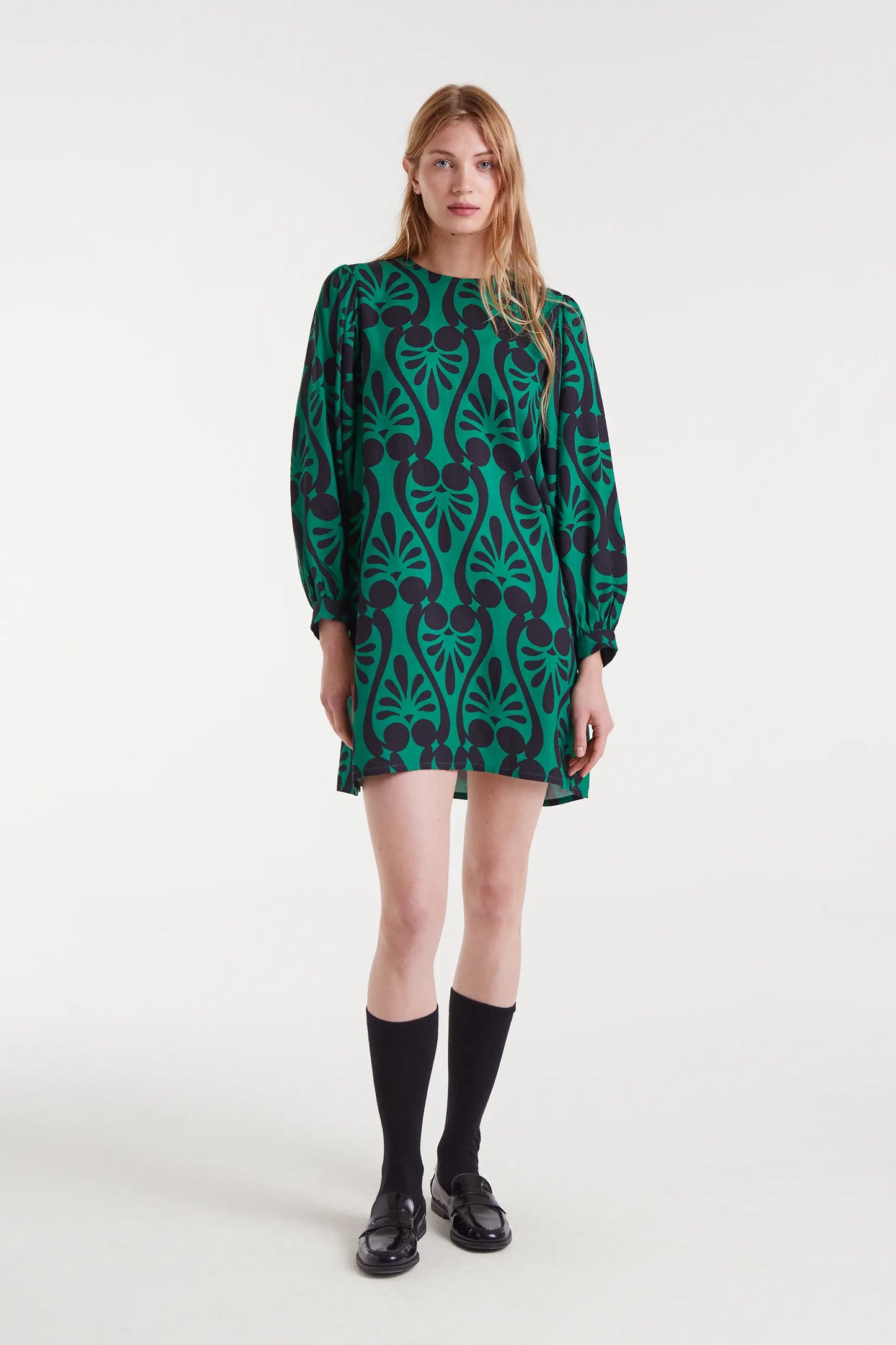 Vestido corto con estampado Baroque