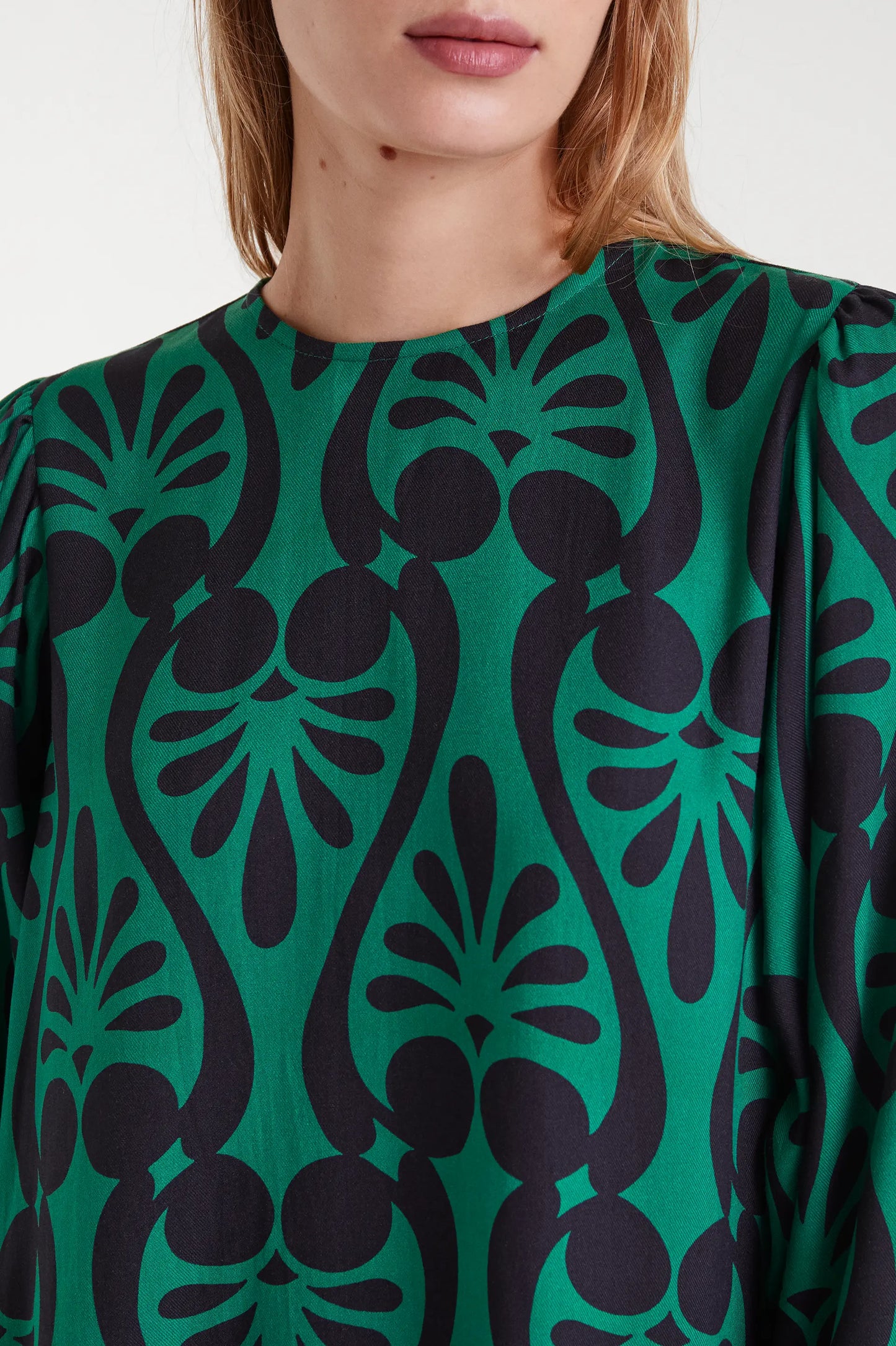 Vestido corto con estampado Baroque