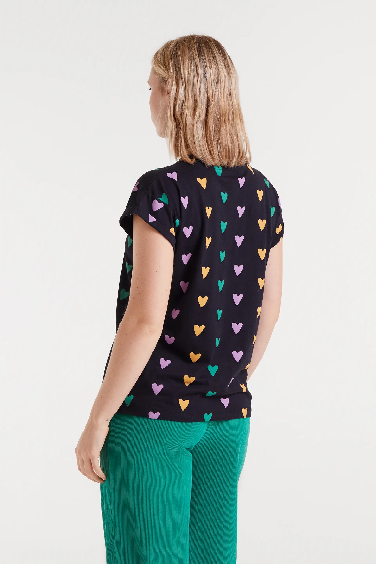 Camiseta 100% algodón con estampado Cupido Lines