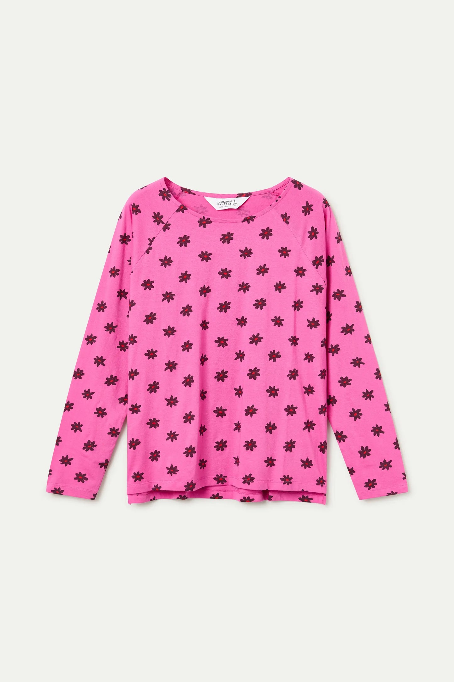 T-shirt 100% cotone con stampa Daisy