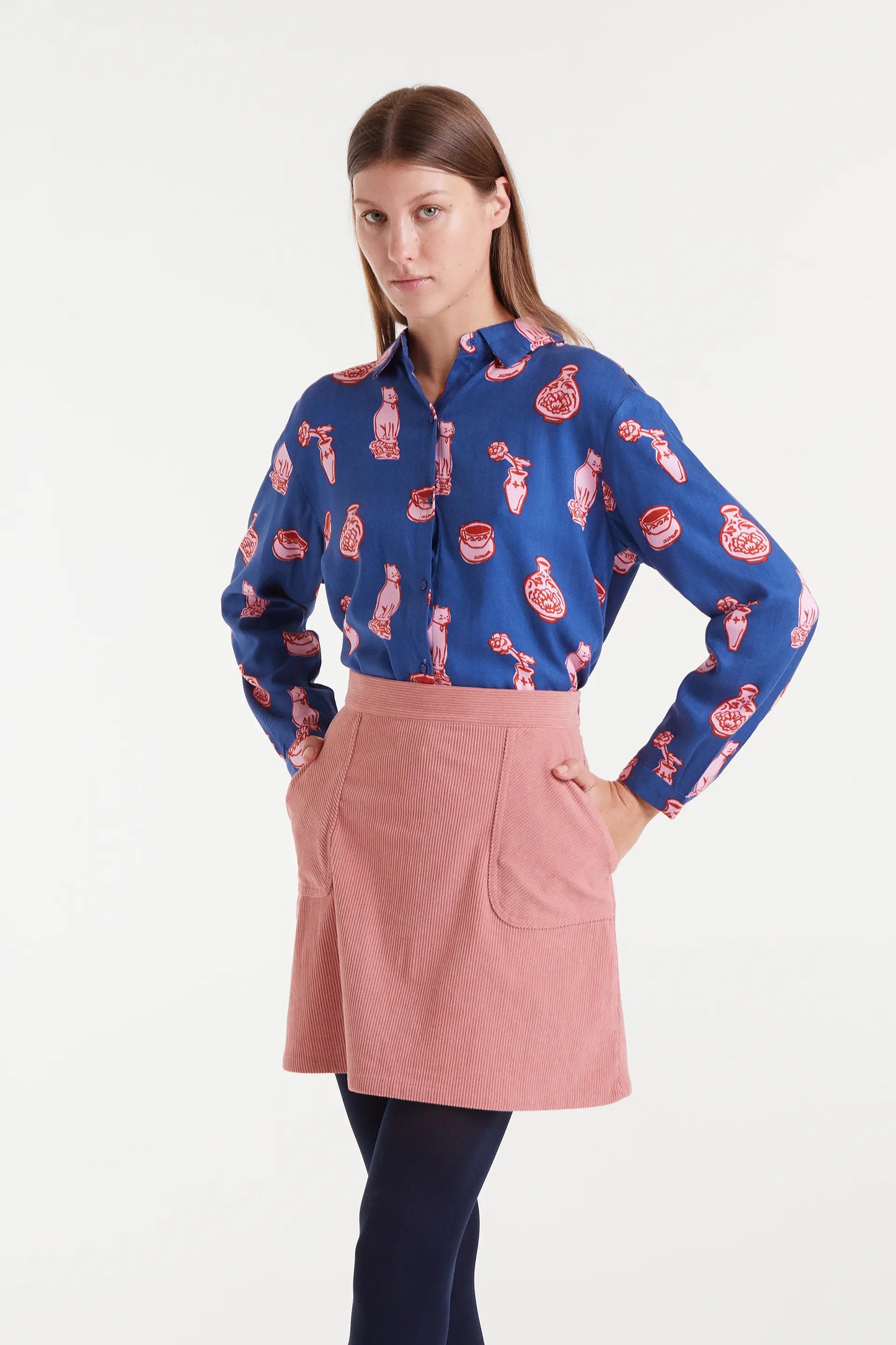 Porcelain print shirt