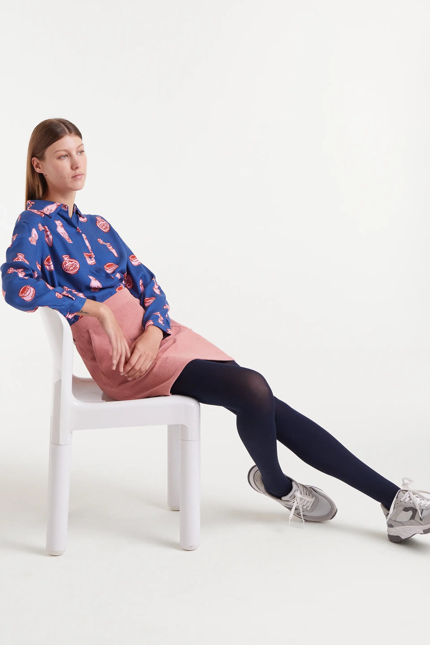 Porcelain print shirt