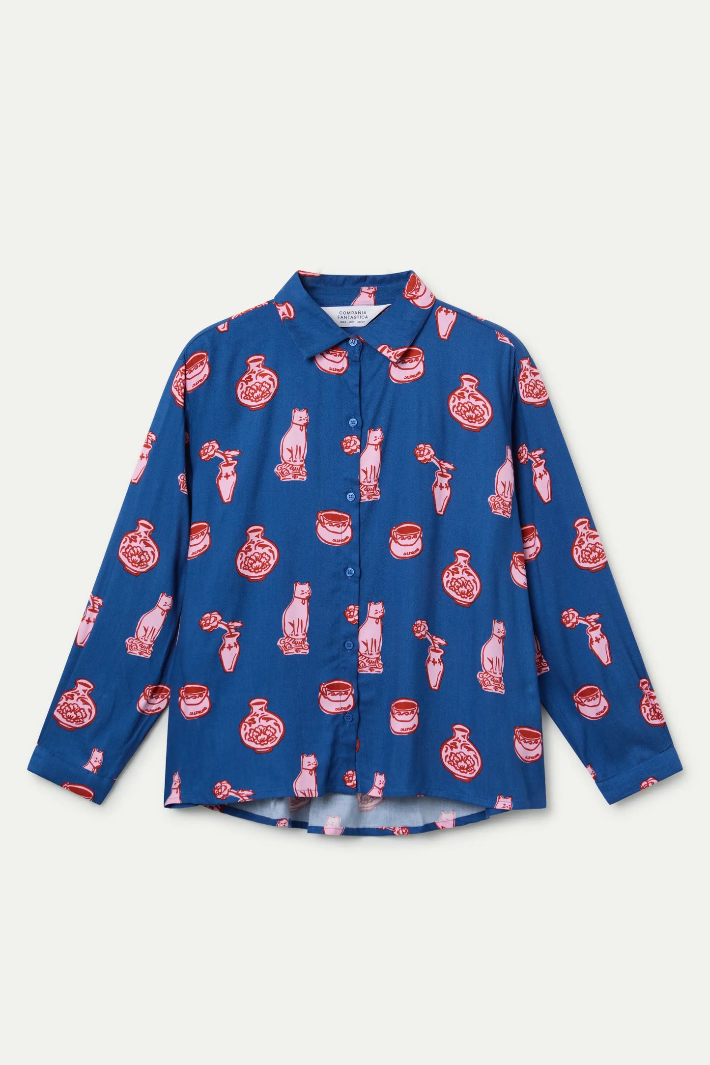Porcelain print shirt