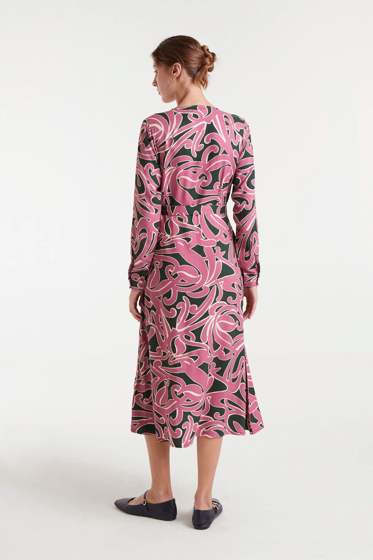 Abito midi con stampa Pastures