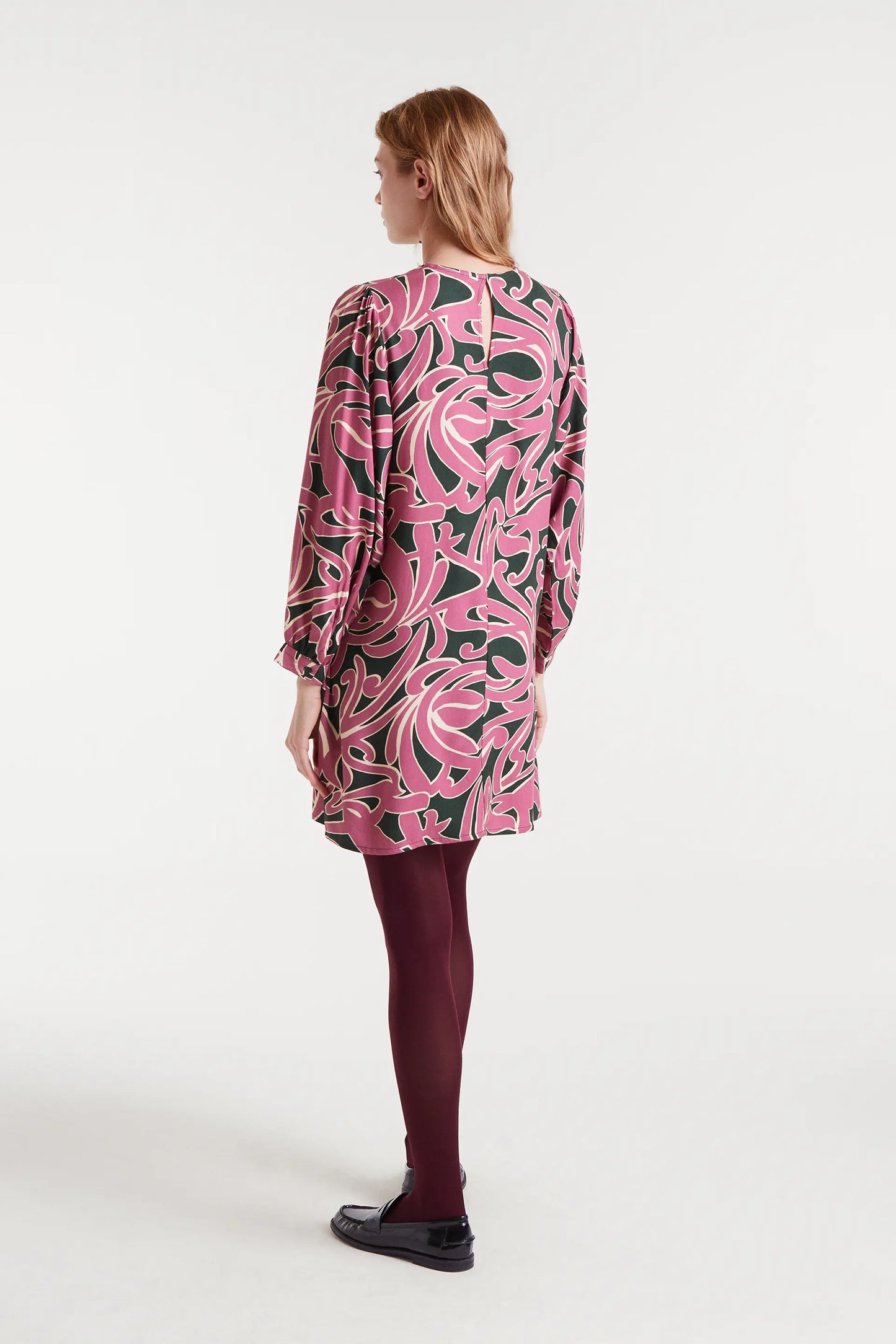 Abito corto stampato Pastures