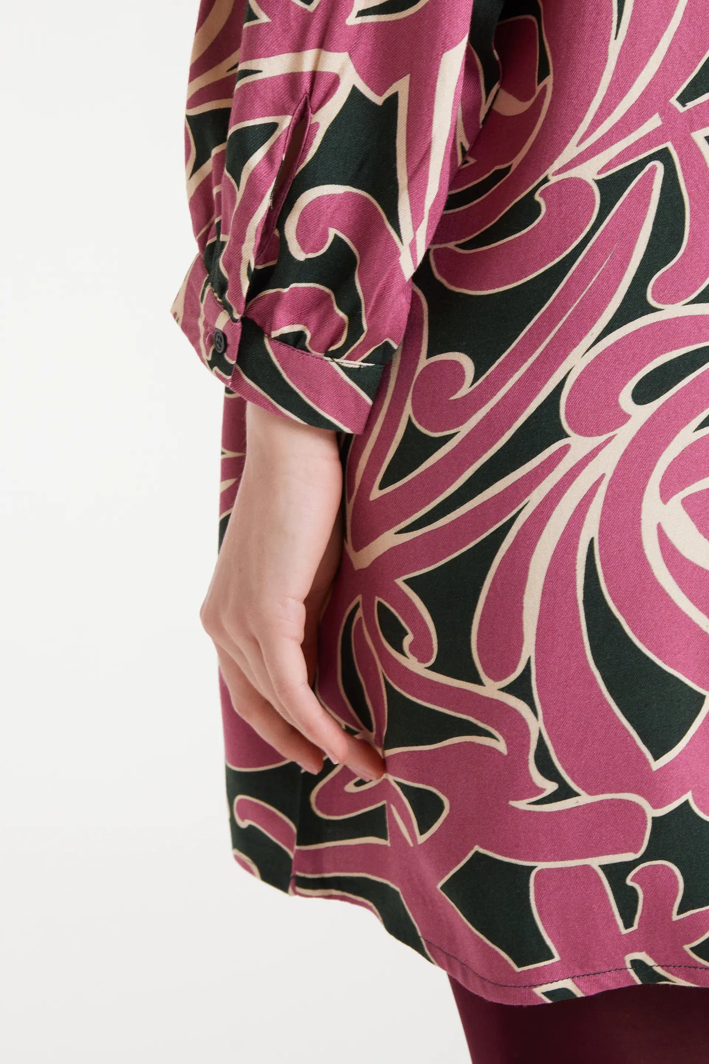 Abito corto stampato Pastures