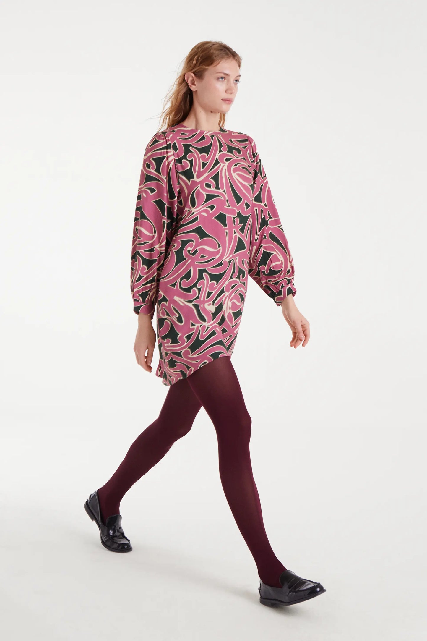 Abito corto stampato Pastures