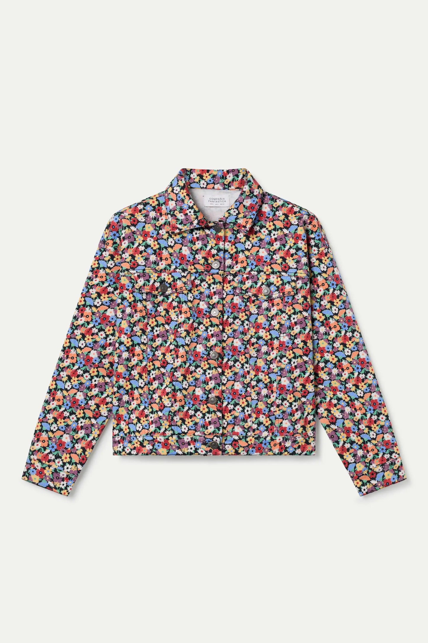 Giacca in denim con stampa piccola Hampton