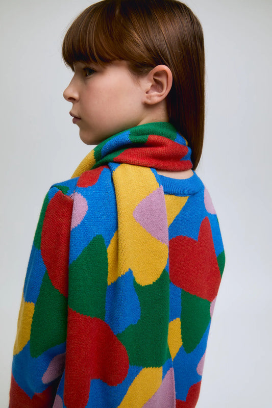 Bufanda de niña estampado Cupido