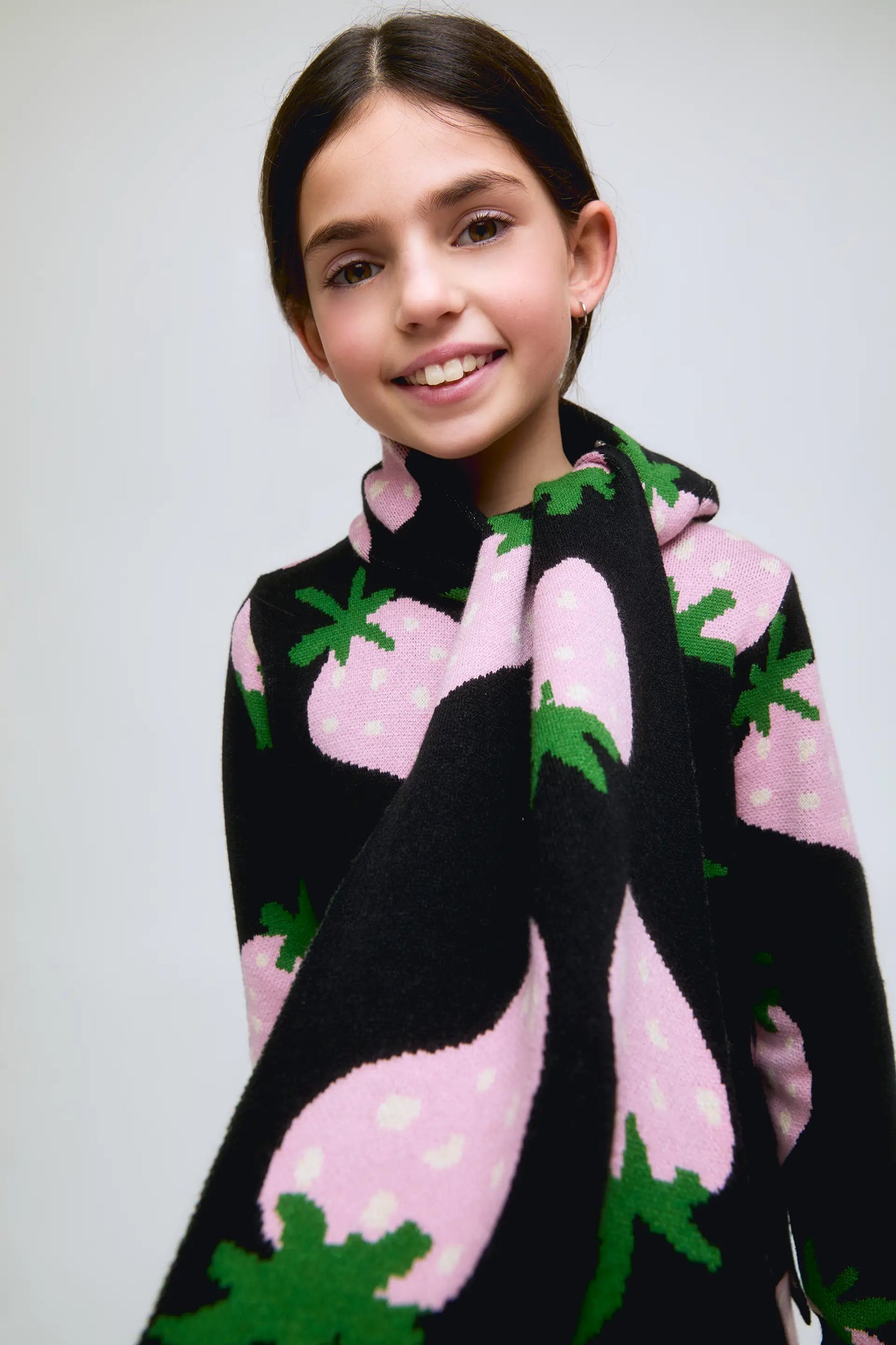 Sciarpa da bambina con stampa Morango