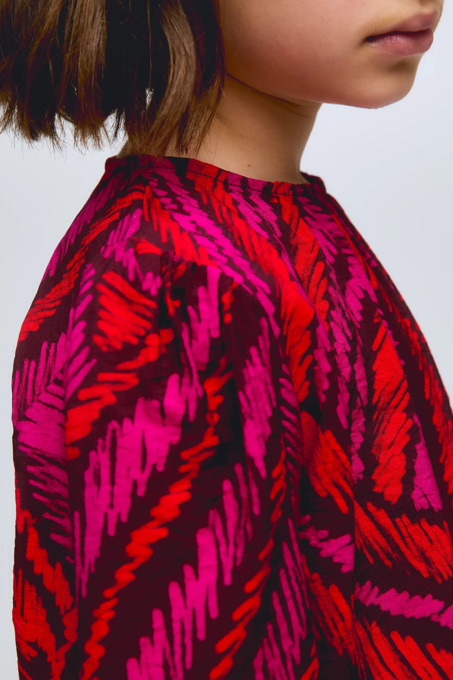 Top de manga larga estampado Fedora