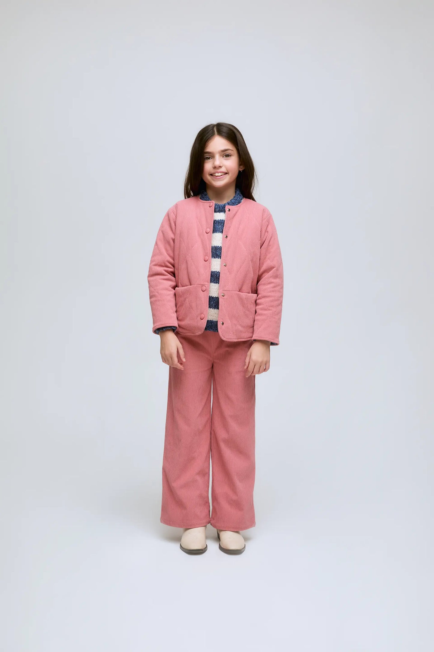 Pink padded girl's jacket