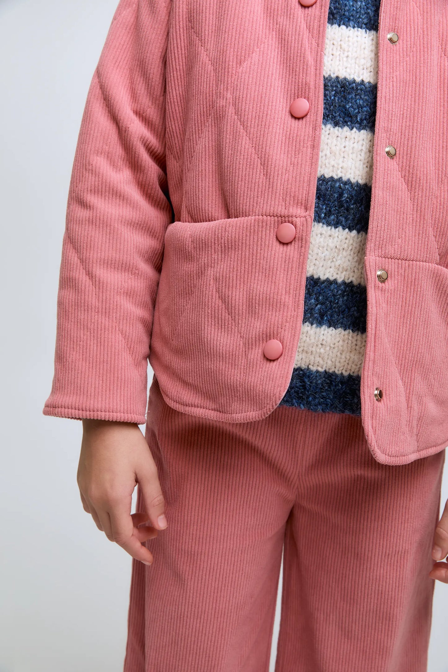 Pink padded girl's jacket