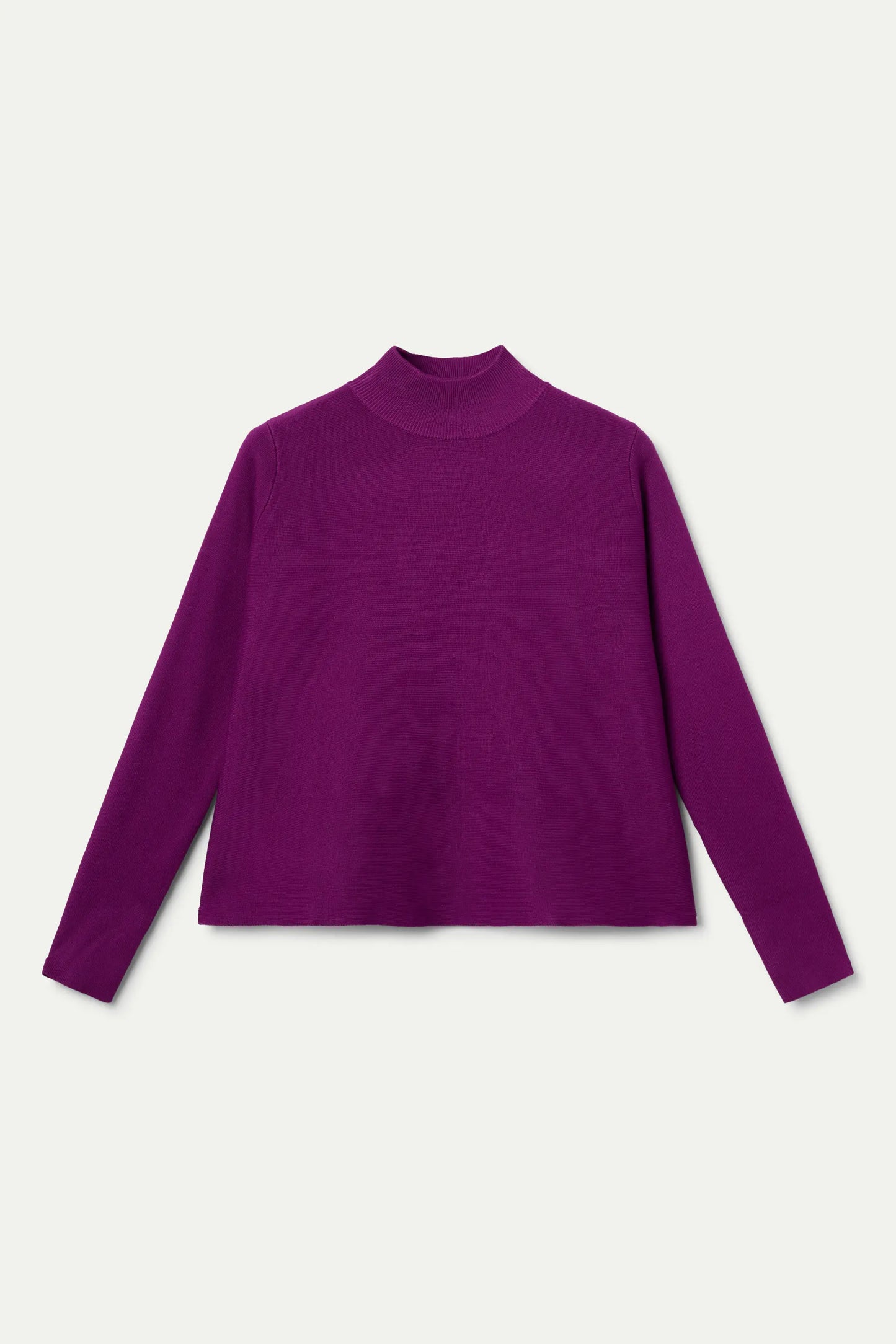 Maglione svasato Perkings magenta