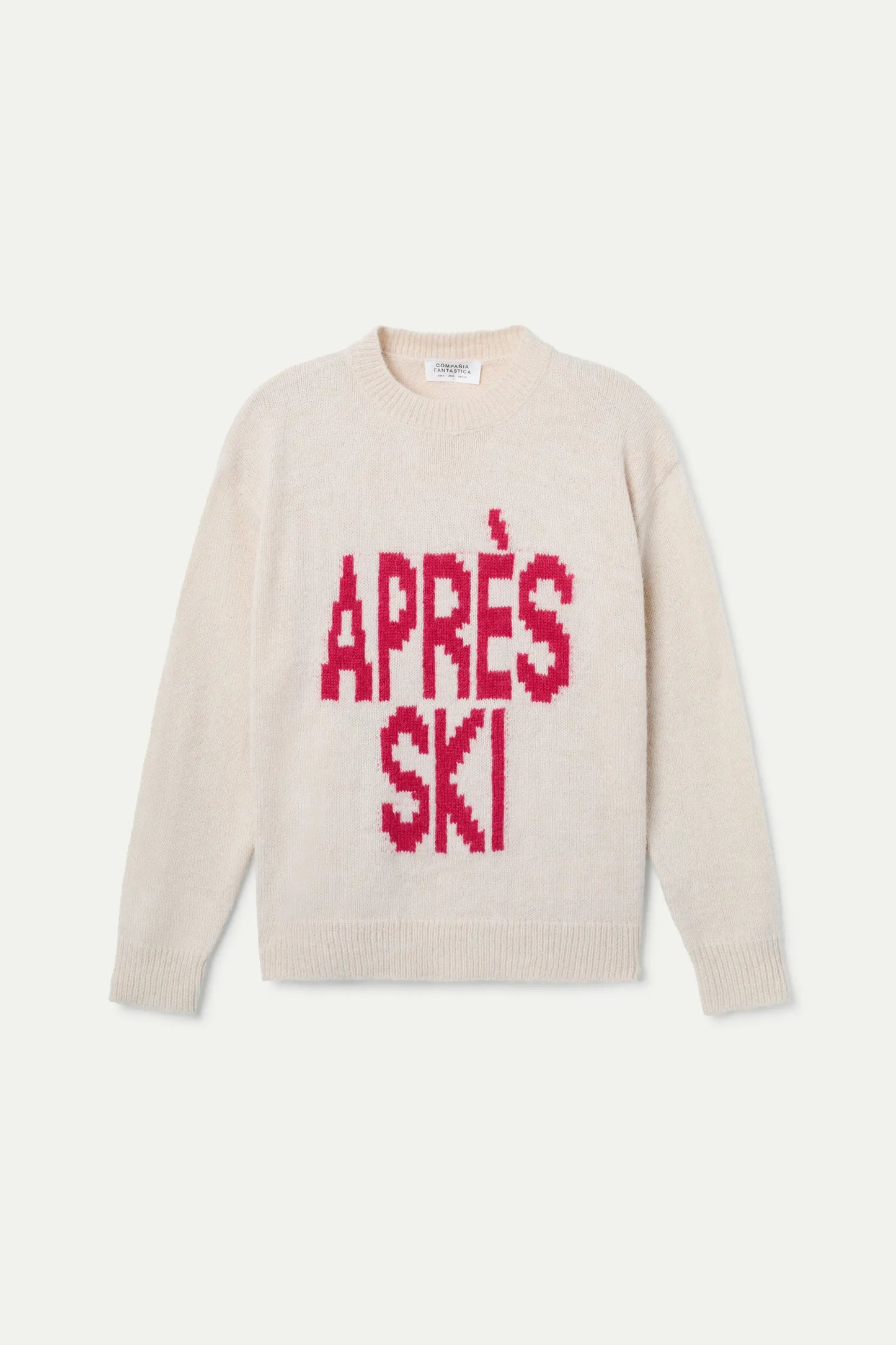 Maglione jacquard con stampa Après Ski