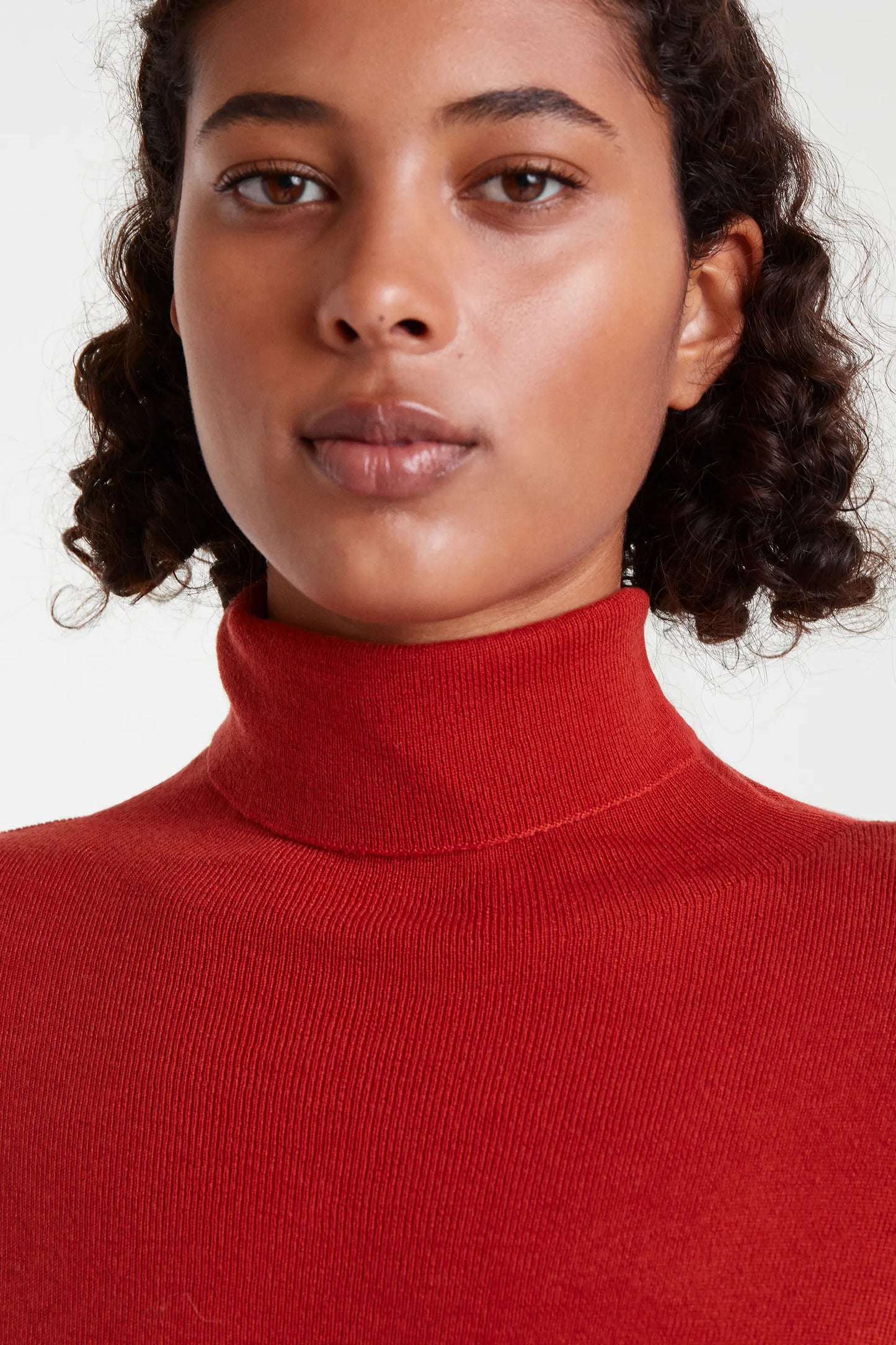 Maglia fine color ruggine