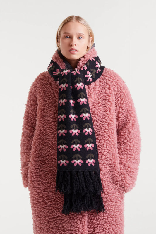 Bufanda de punto jacquard estampado Baboushka Small