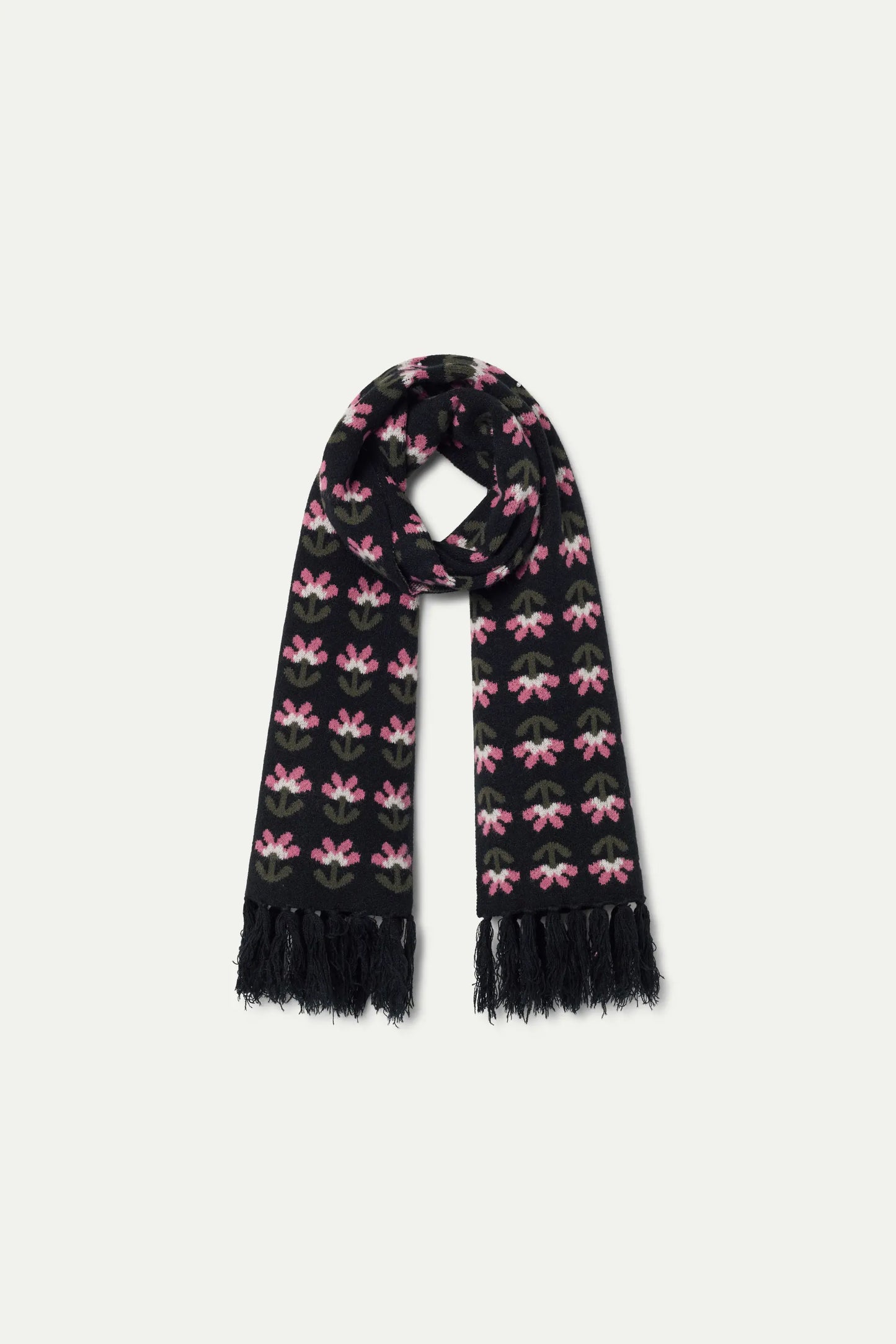 Bufanda de punto jacquard estampado Baboushka Small