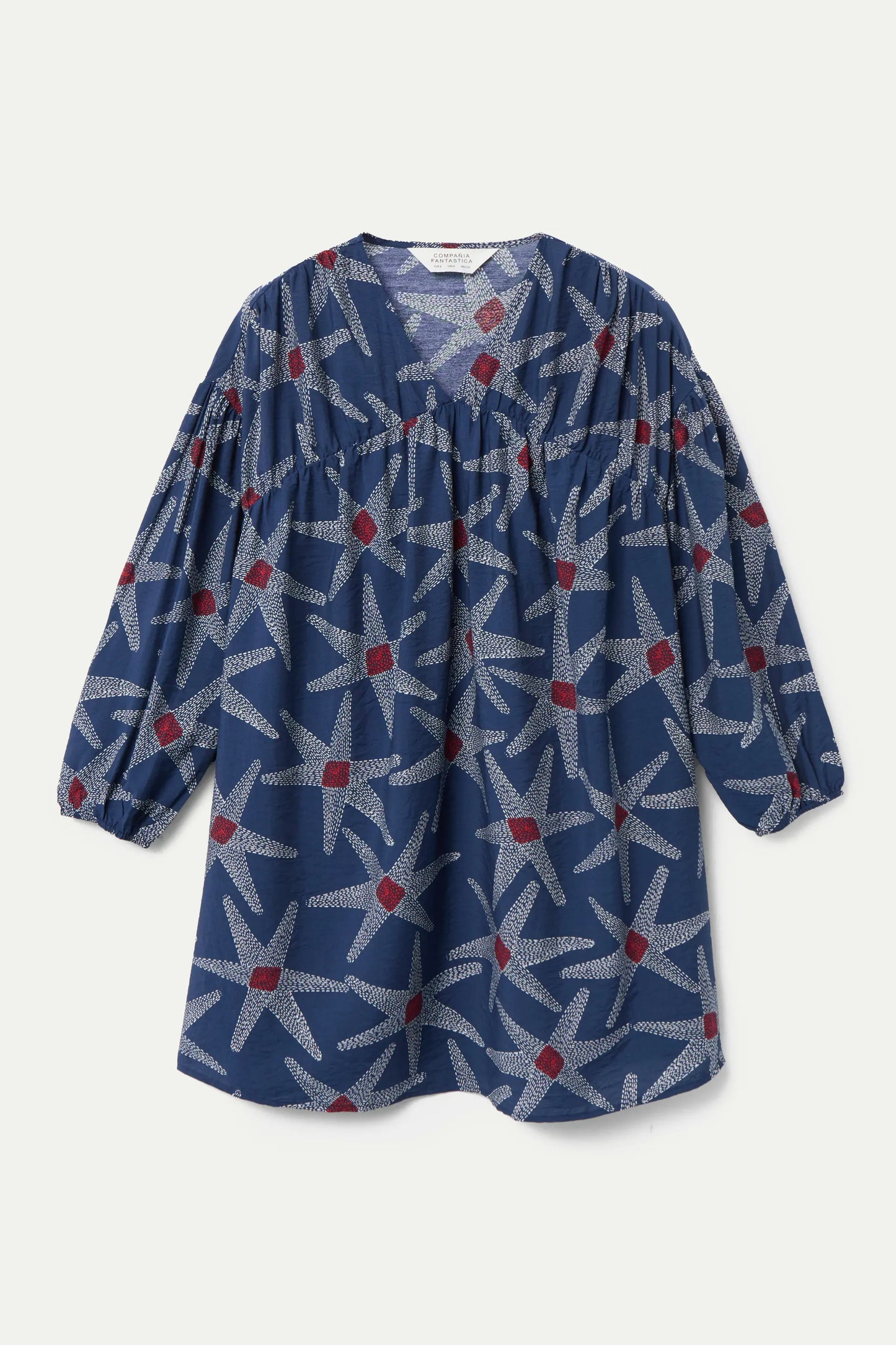 Vestido corto con estampado Starships