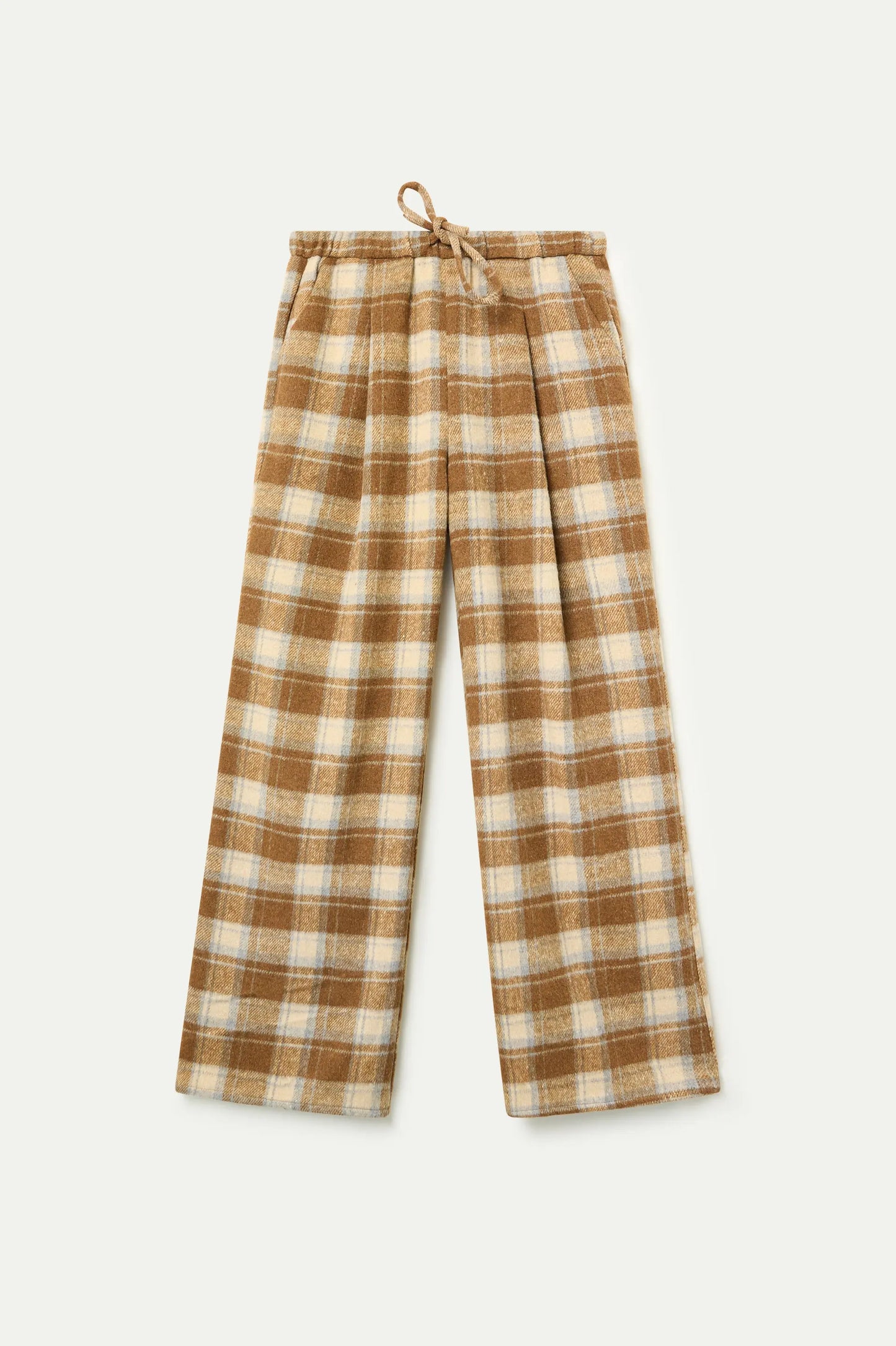 Pantalón con estampado Beige Checks