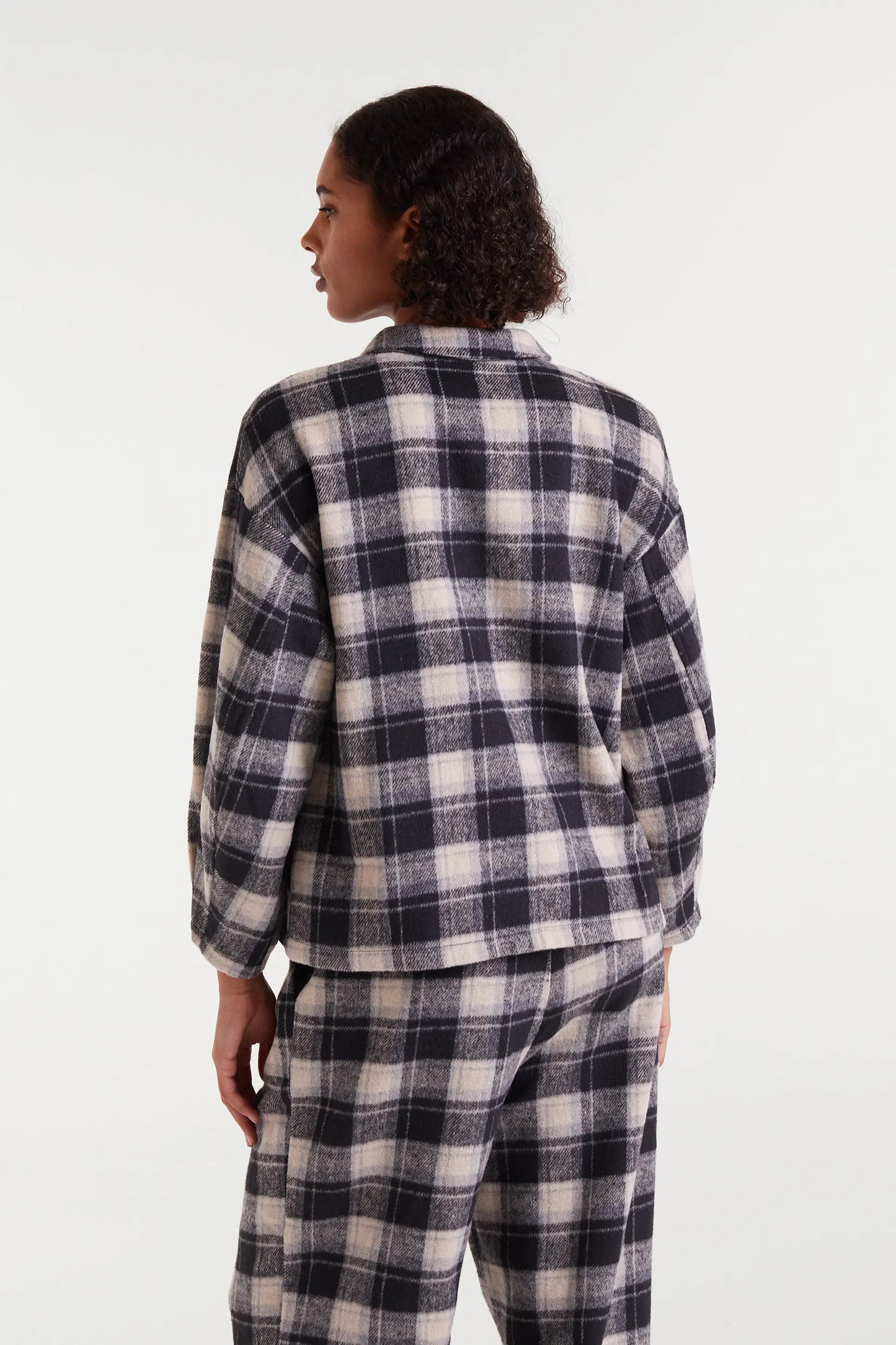 Camisa con estampado Black Checks
