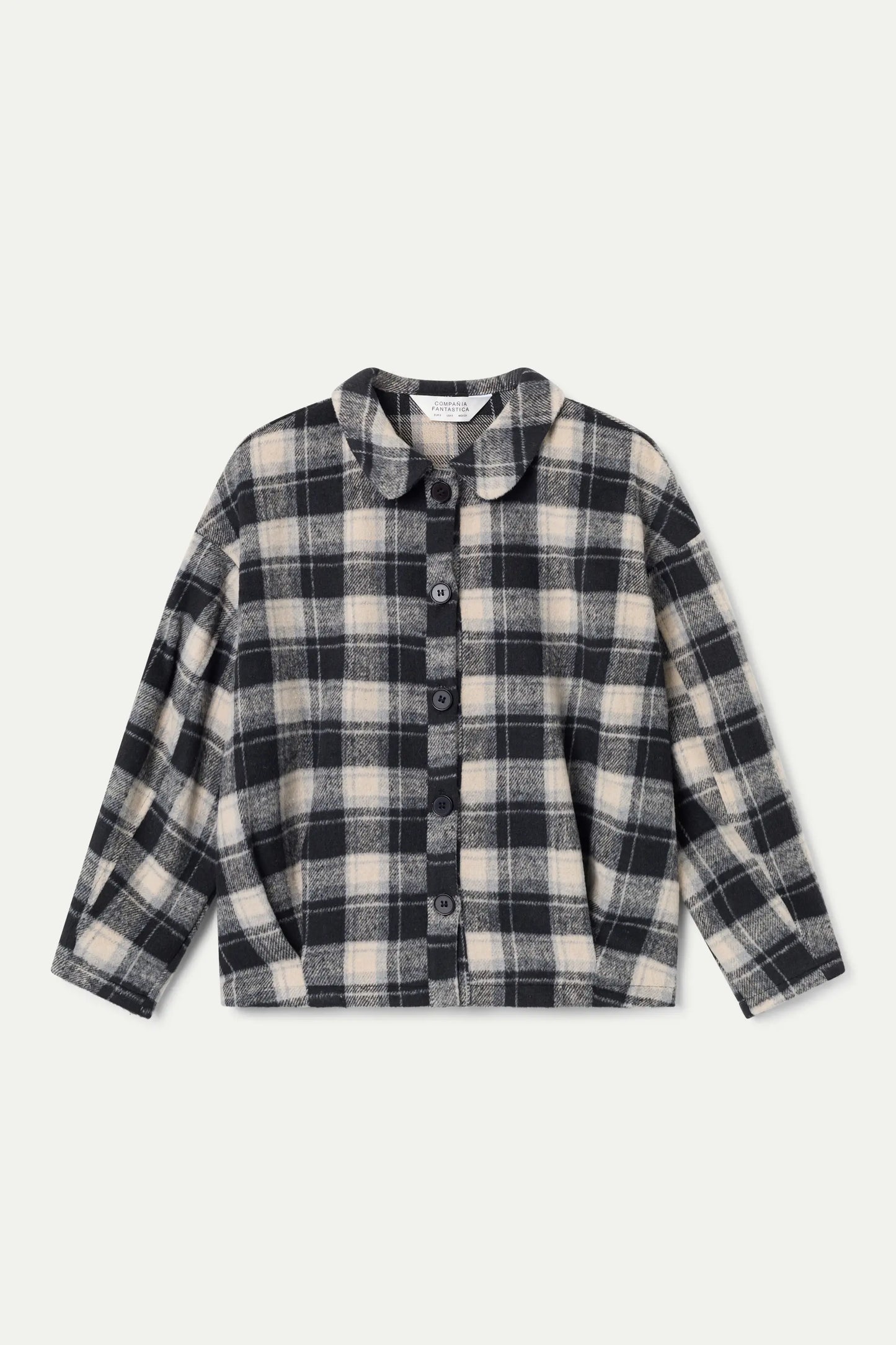 Camisa con estampado Black Checks