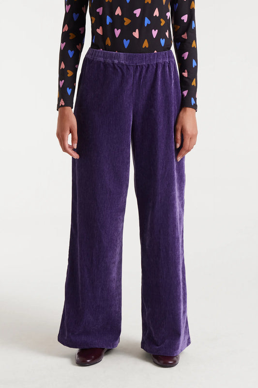 Pantalón terciopelo morado