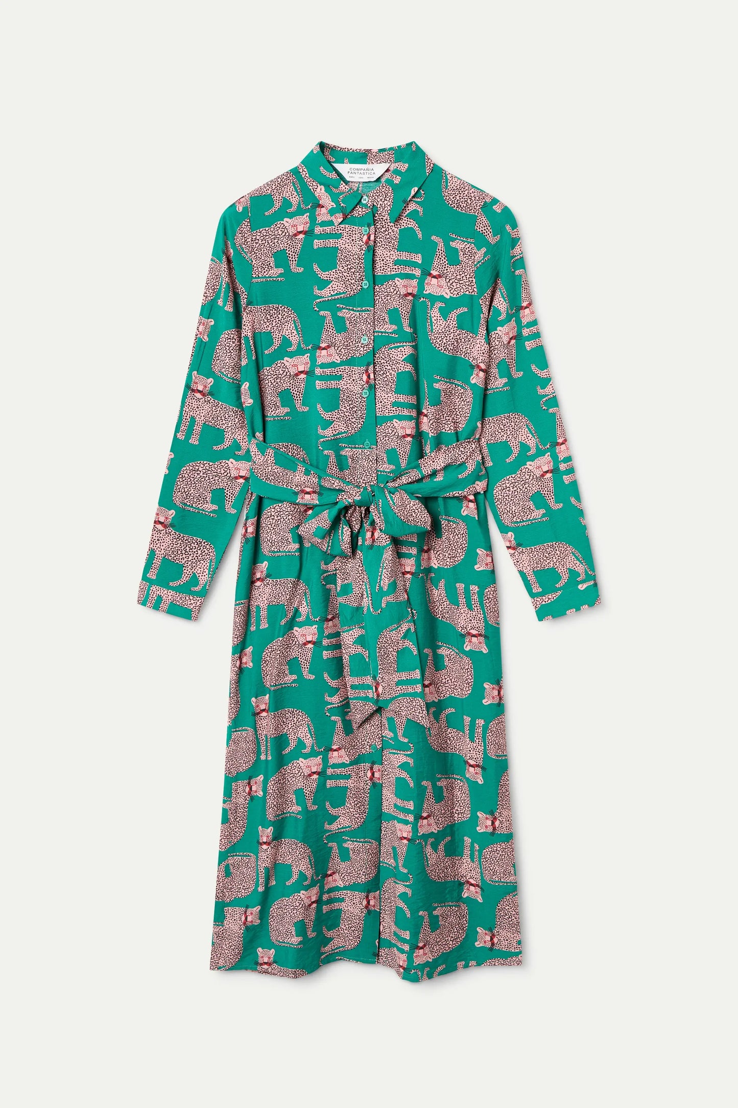 Onca print midi dress