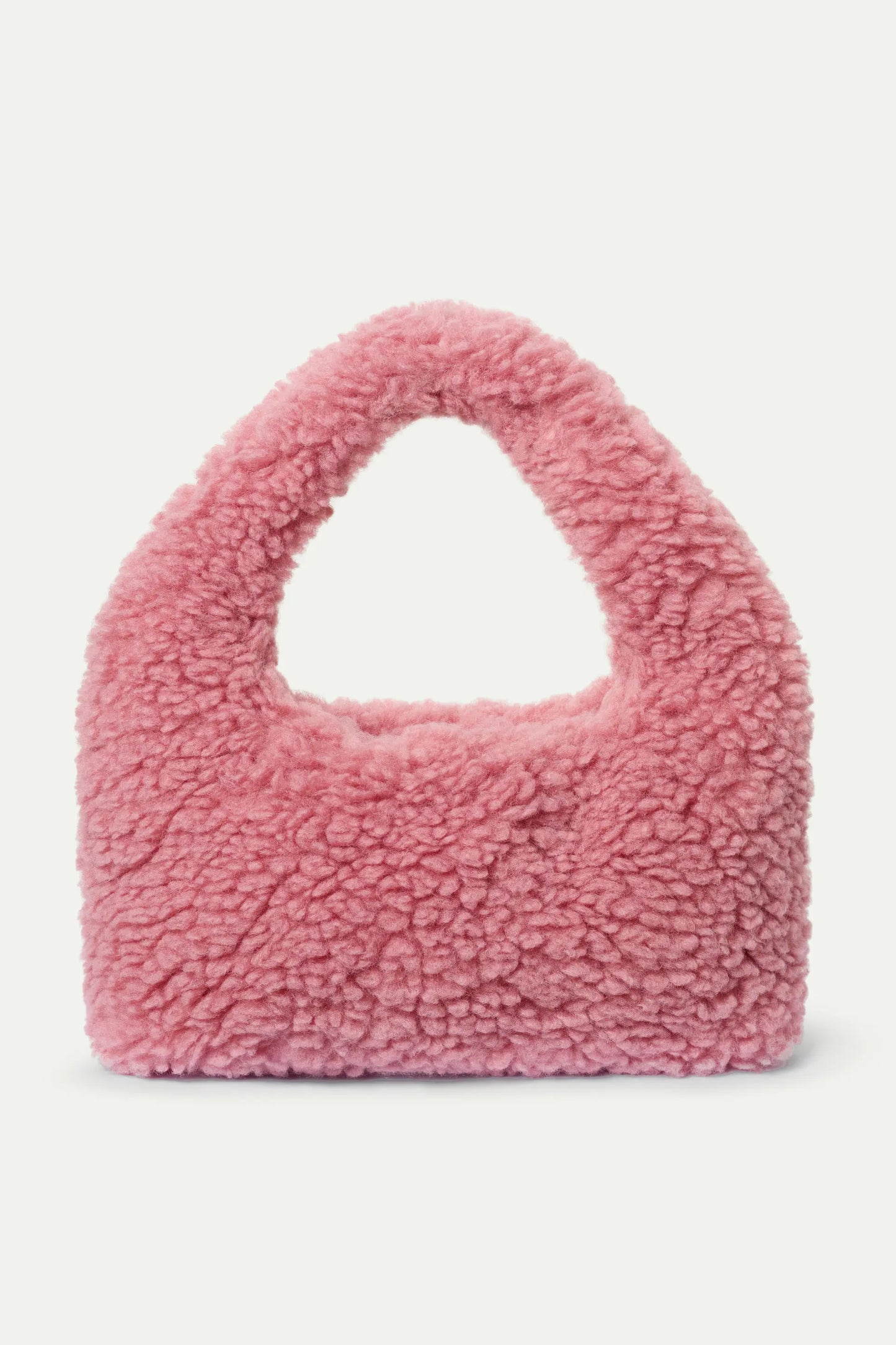 Pink Faux Fur Handbag