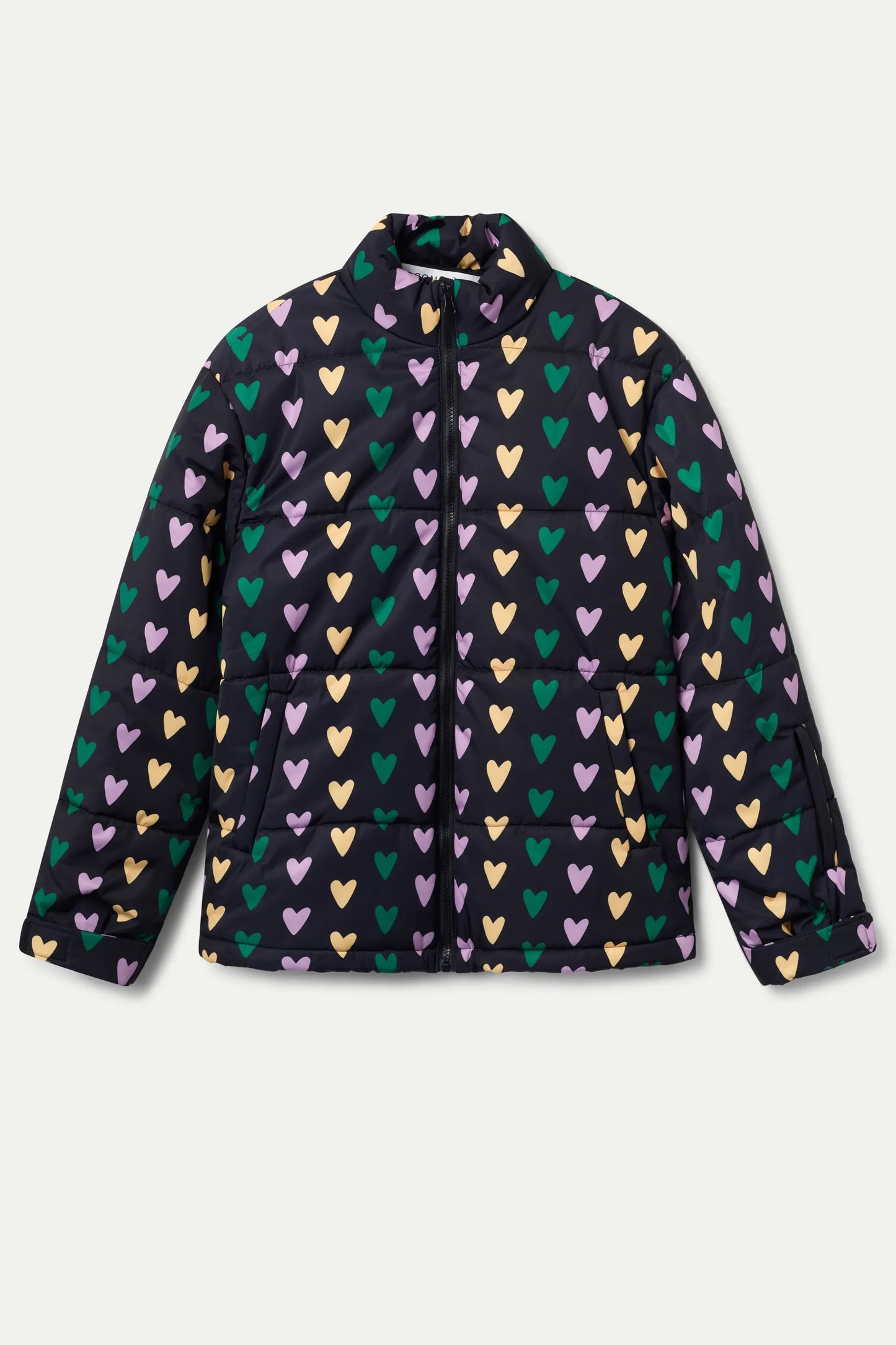 Cappotto corto con stampa Cupid Lines