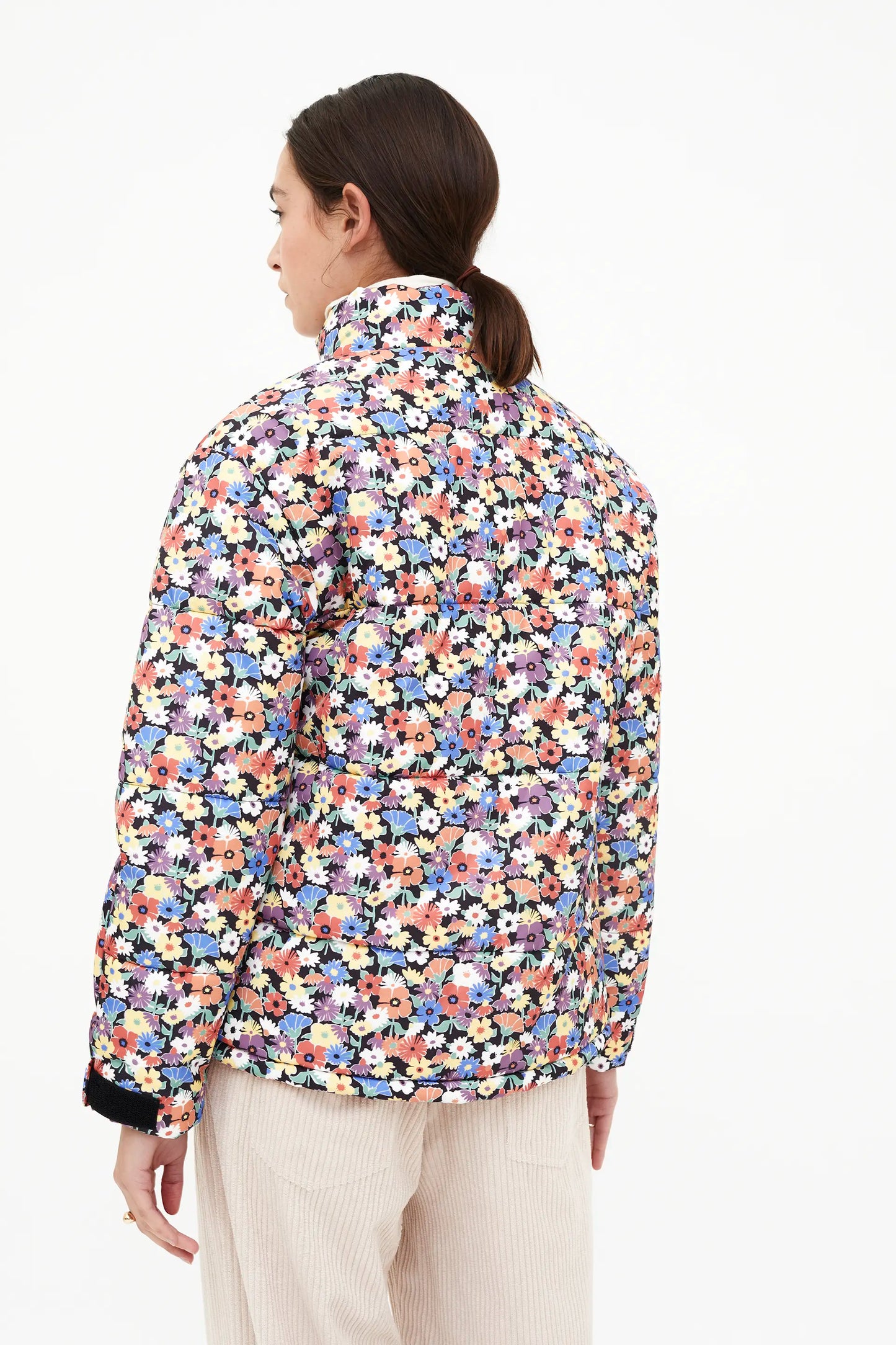 Cappotto corto Hampton con stampa piccola