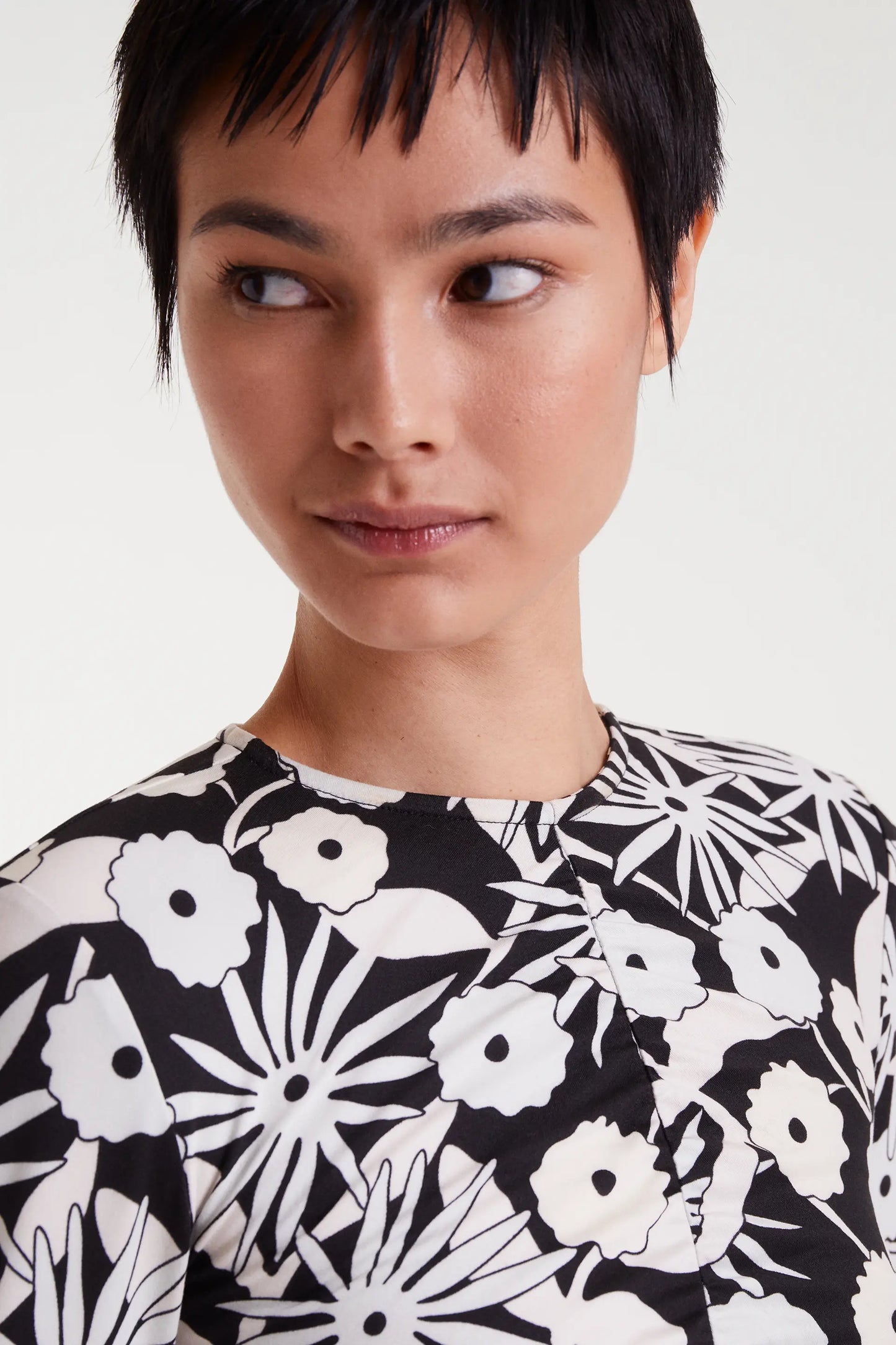 T-shirt a maniche lunghe con stampa Tofu