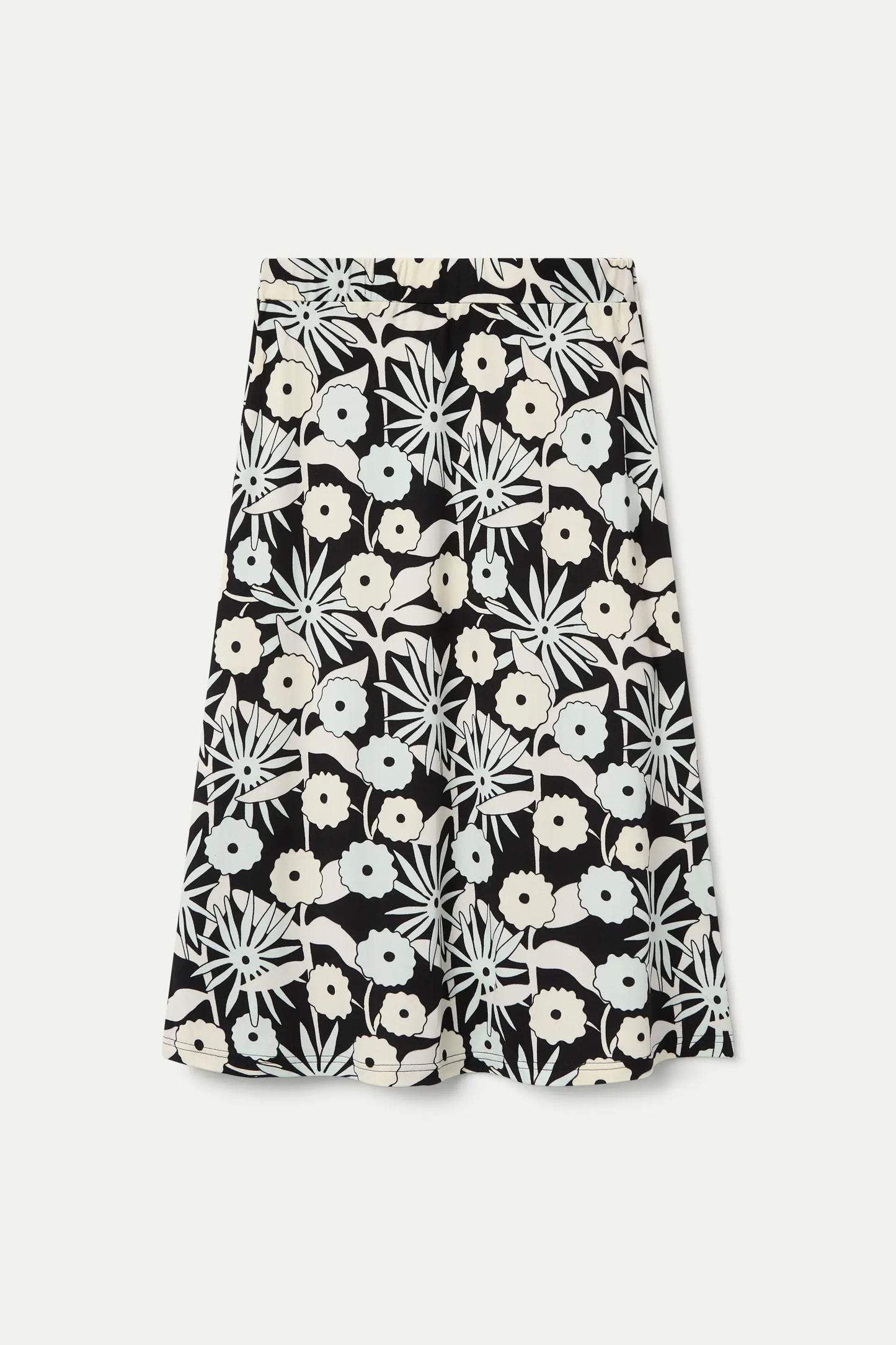 Falda midi con estampado Tofu