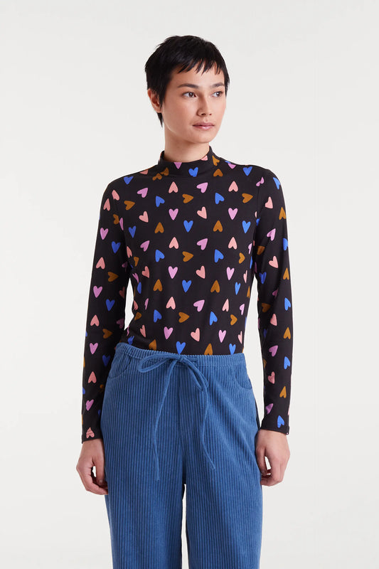 Camiseta manga larga con estampado Potpourri