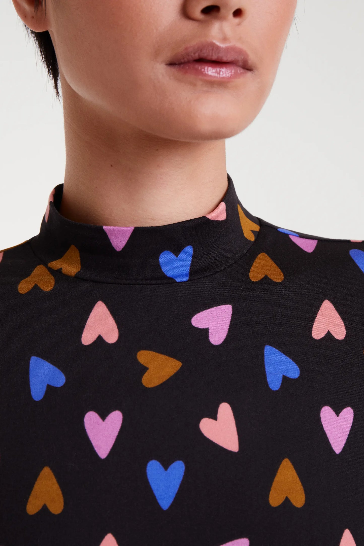 Long-sleeved T-shirt with Potpourri print