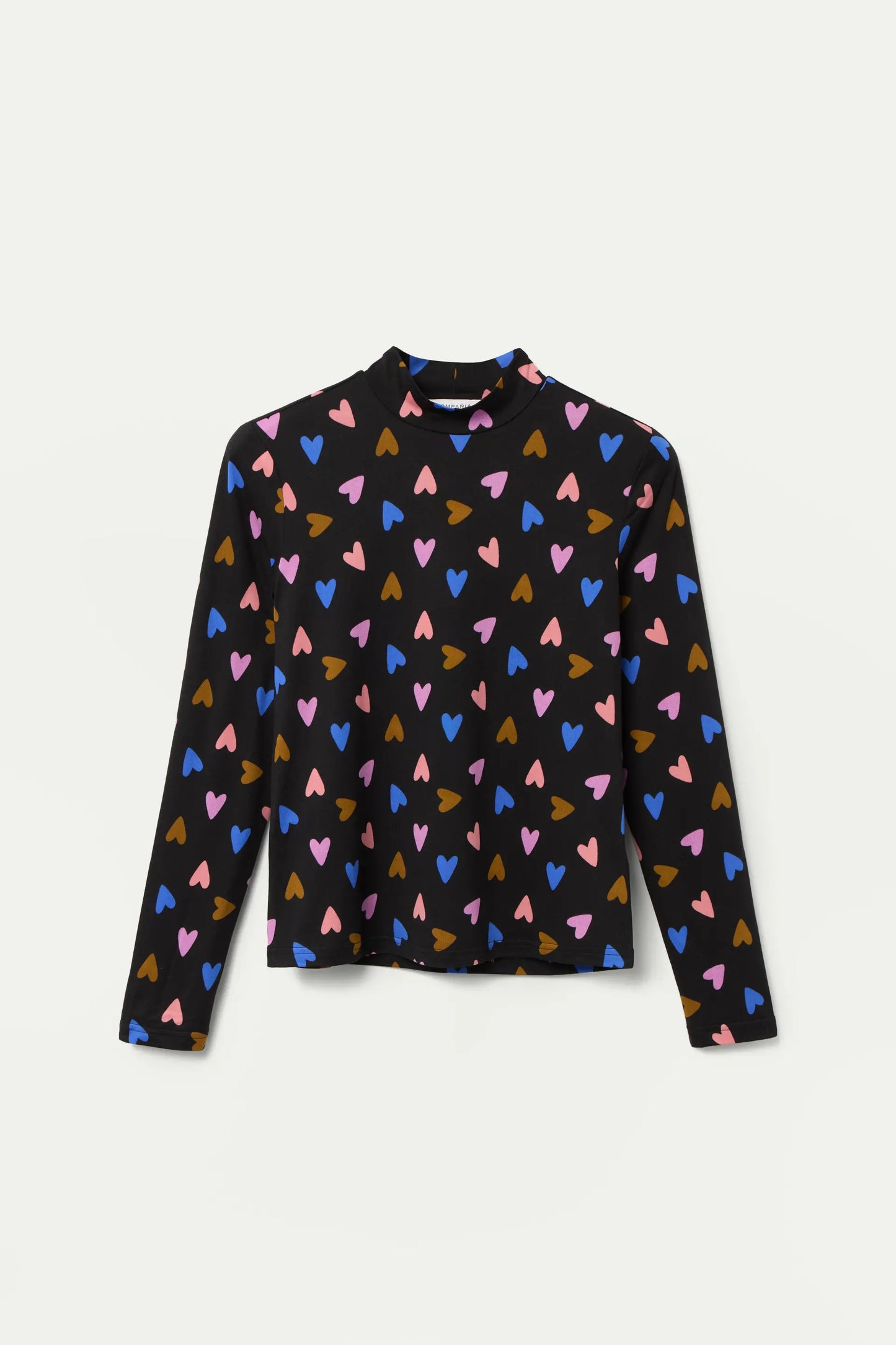 Long-sleeved T-shirt with Potpourri print